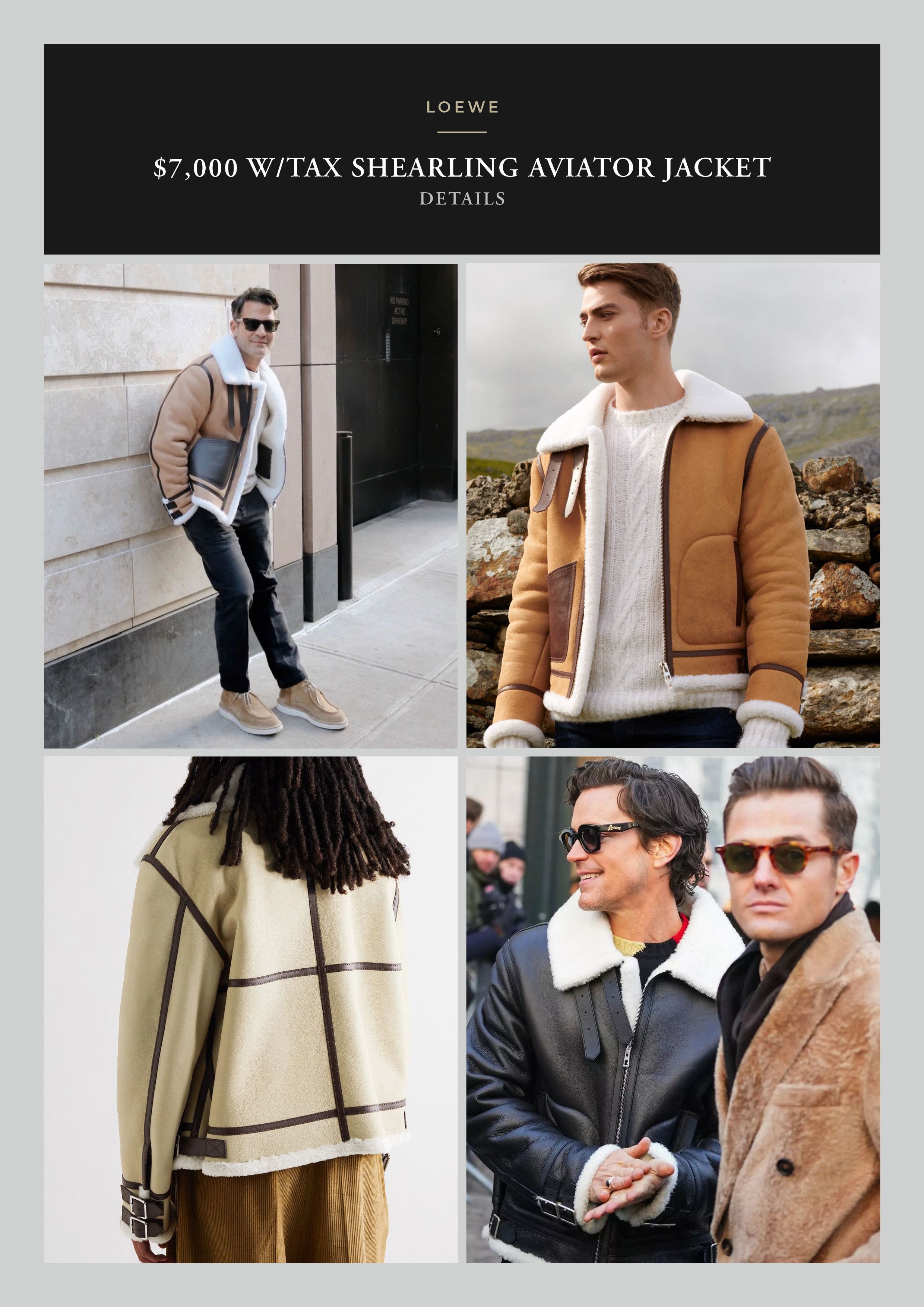 Loewe Coveted Rare $7,000 w/tax Suede Shearling Aviator Jacket Size US M / EU 48-50 / 2 - 6 Thumbnail