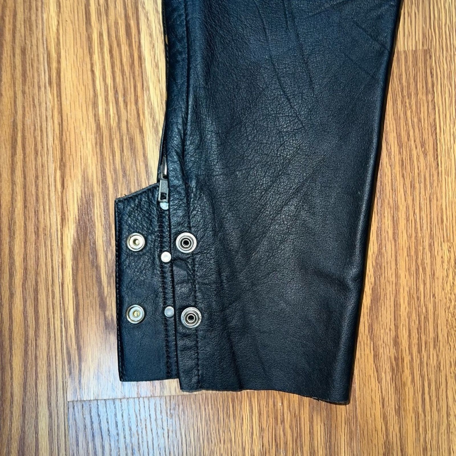 Other Super Cool Harley Davidson Studded Leather Motorcycle Pants! Size 30" / US 8 / IT 44 - 8 Thumbnail