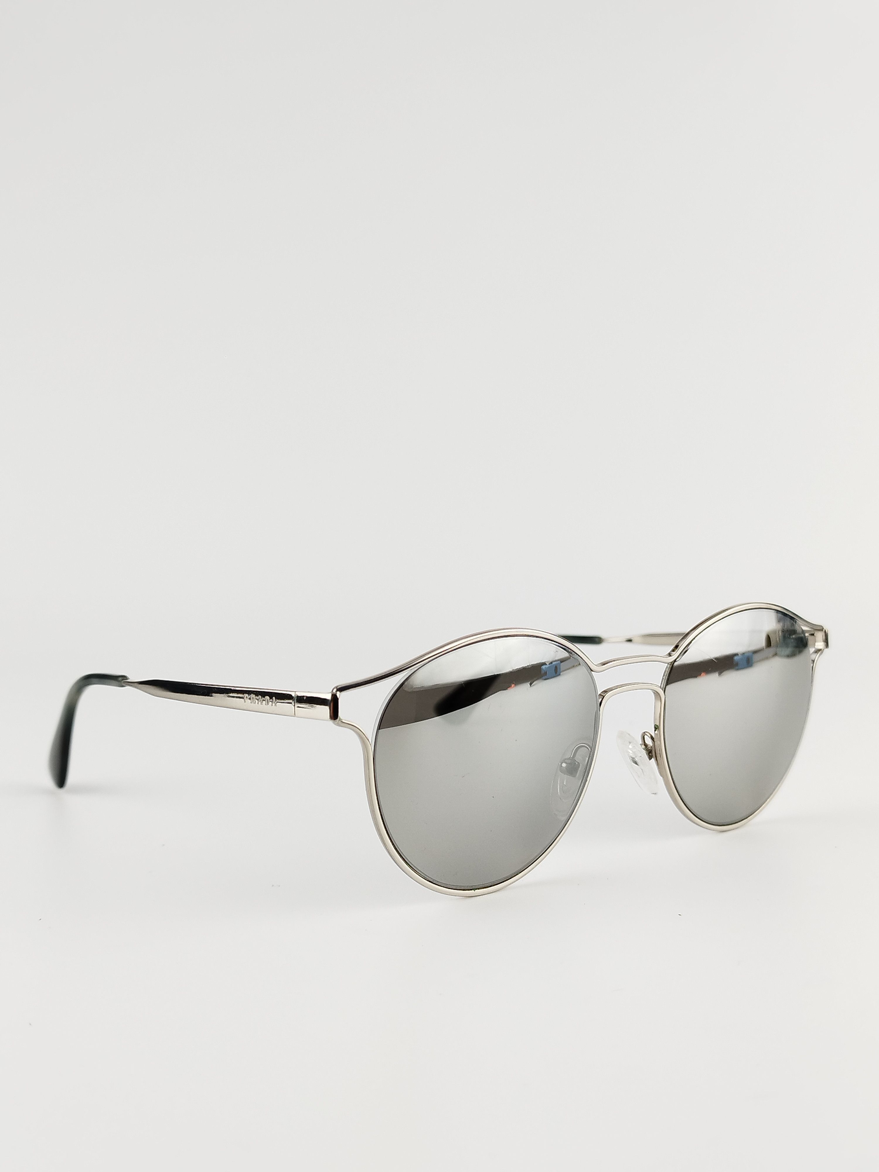 Prada Prada Metal Silver Round Sunglasses Size ONE SIZE - 2 Thumbnail