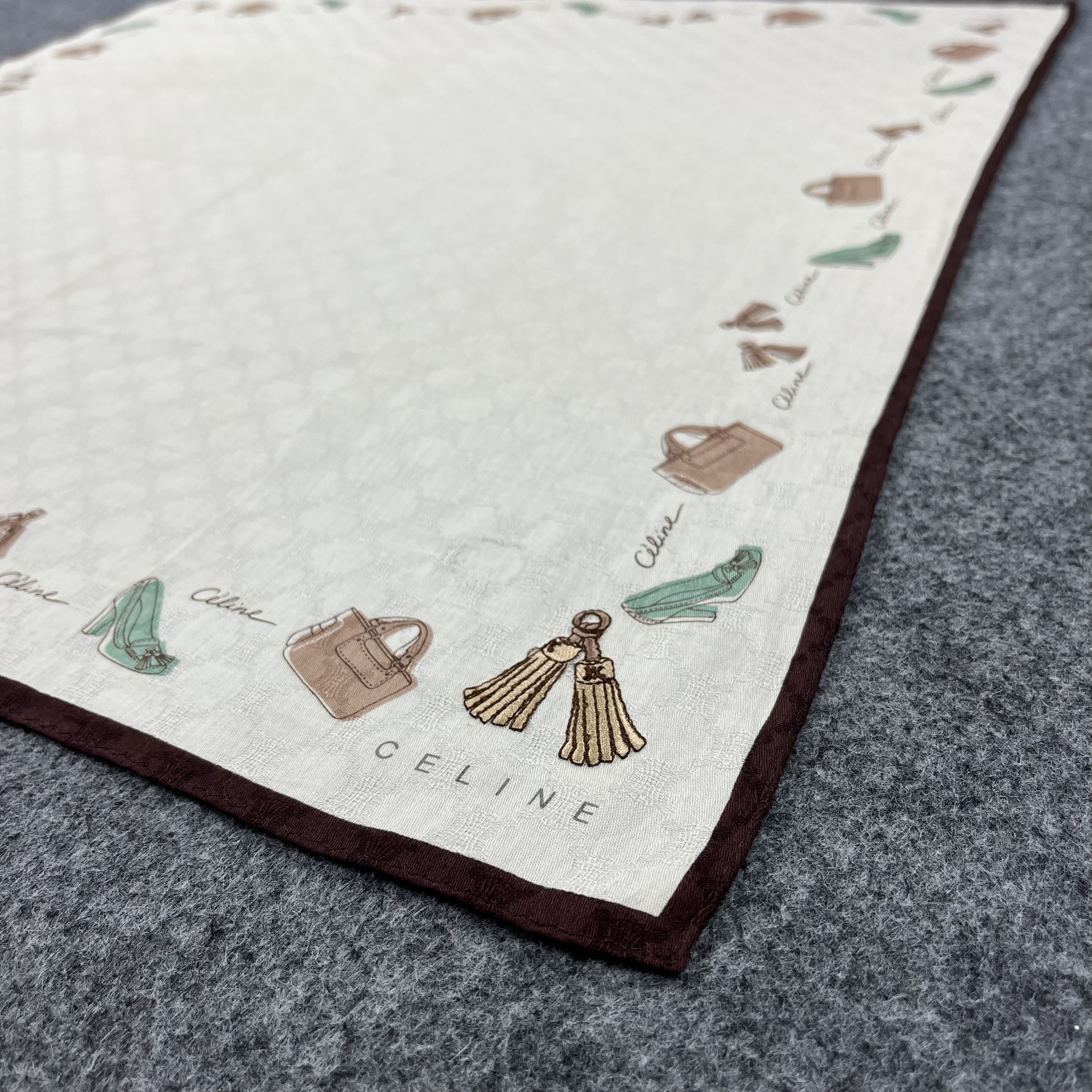 Celine Celine Handkerchief / Bandana / Headscarf B1688 Size ONE SIZE - 7 Thumbnail