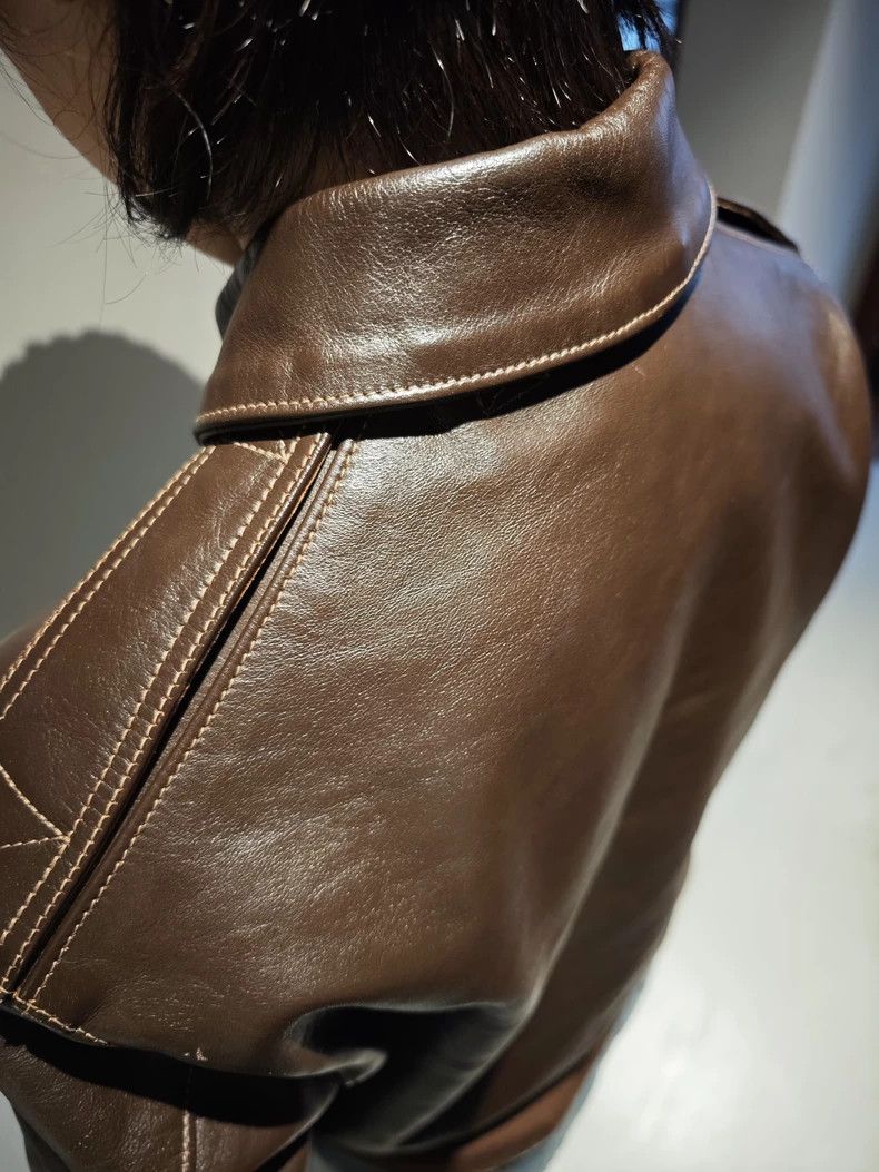 The Real McCoy's The Real McCoy's A2 flight jacket made of horse leather, le Size US S / EU 44-46 / 1 - 3 Thumbnail