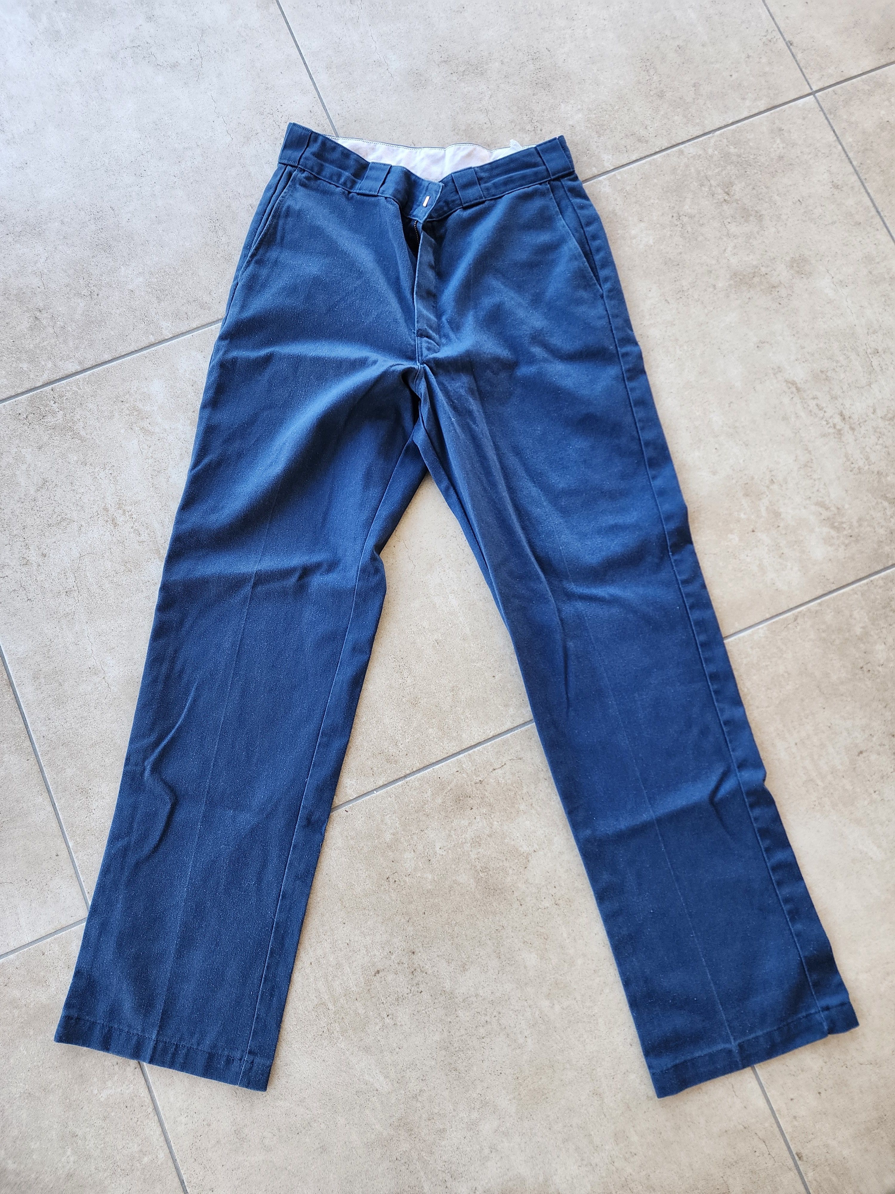 Dickies Vintage 90s Dickies Navy Skate Pants – Size M/L, Excellent! Size US 30 / EU 46 - 7 Thumbnail