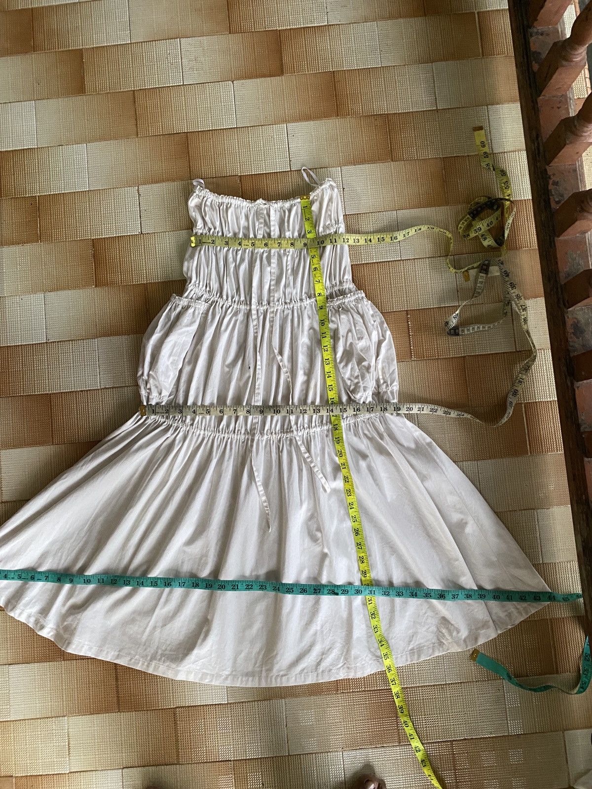 Jean Paul Gaultier Jean Paul Gaultier Femme Archival Smocked Tiered Sun Dress Size S / US 4 / IT 40 - 17 Thumbnail