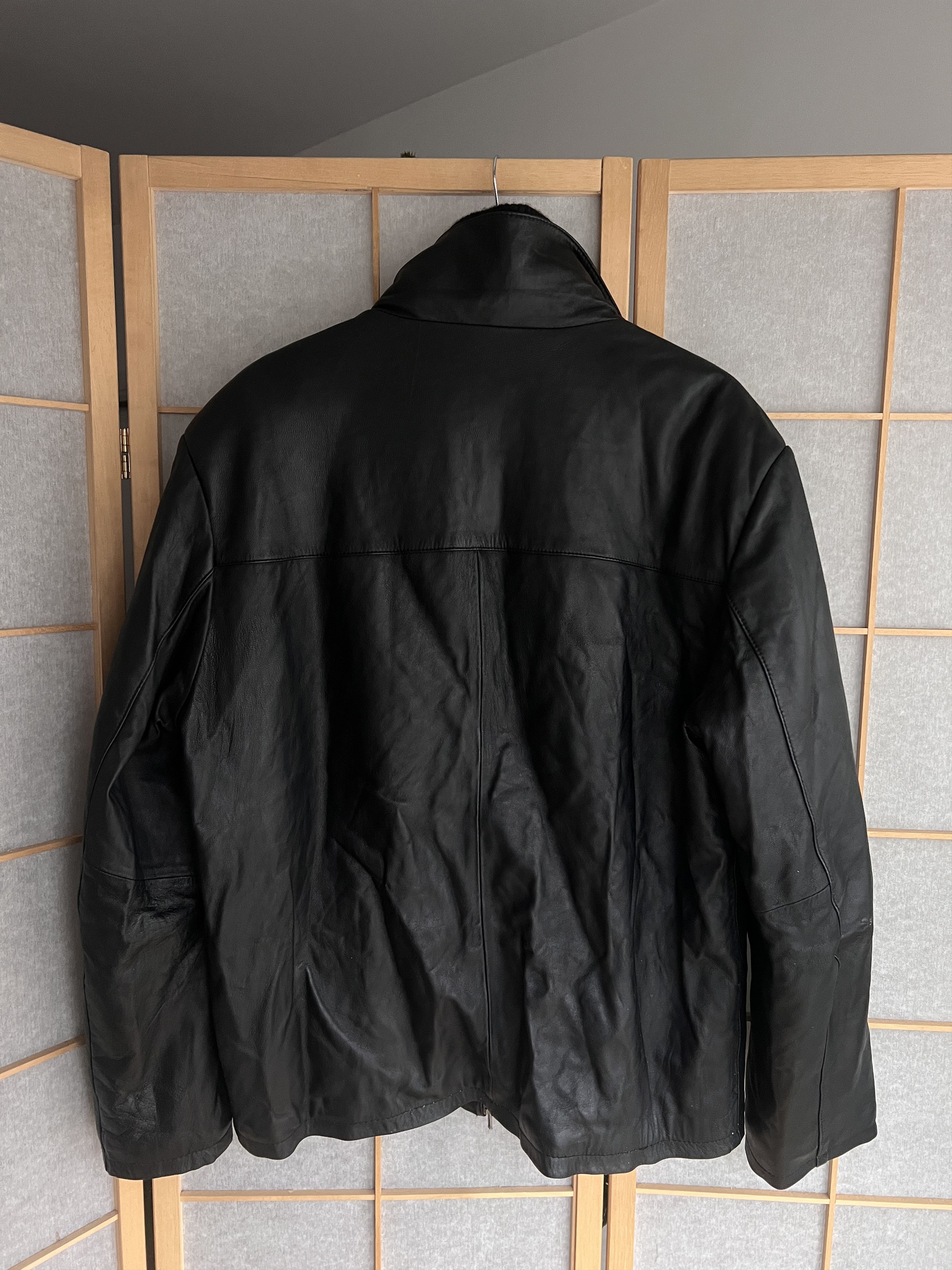 If Six Was Nine The Sopranos vibe VTG 2000s leather jacket coat opium y2k Size US L / EU 52-54 / 3 - 23 Thumbnail