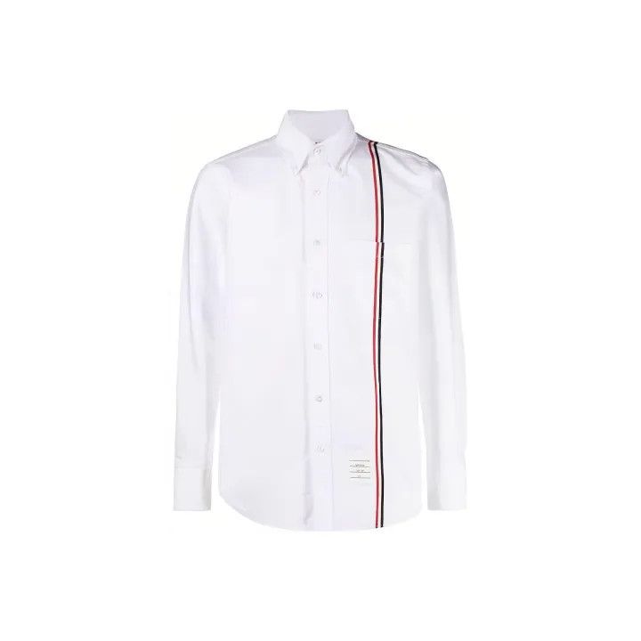 Thom Browne Thom Browne Classic Stripe Button-Up Shirt 0079 Size US S / EU 44-46 / 1 - 1 Thumbnail