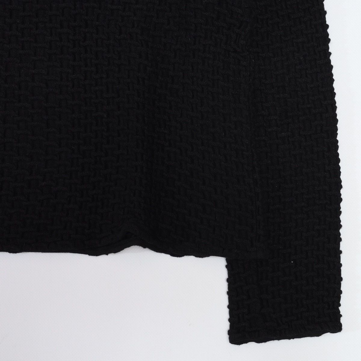 Annette Gortz Annette Gortz Wool Nylon Waffle Sweater Black Size M / US 6-8 / IT 42-44 - 6 Thumbnail
