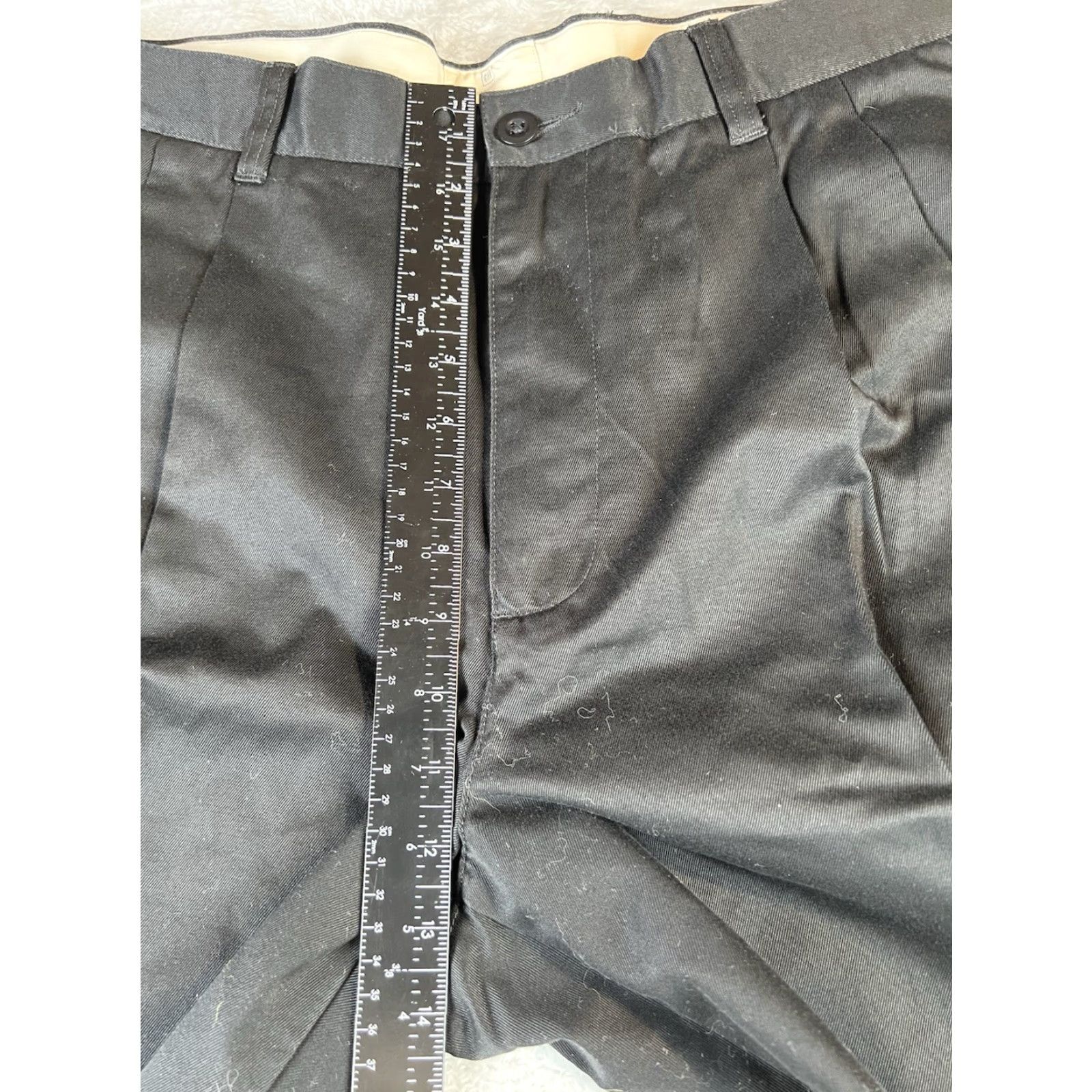 Gap GAP Pants Chino Pleated Black 38x28 Mens NWT 2000’s Front Type: Pleated Regular Fit Khaki College Preppy School Accessories? (Wait) Size US 38 / EU 54 - 7 Thumbnail