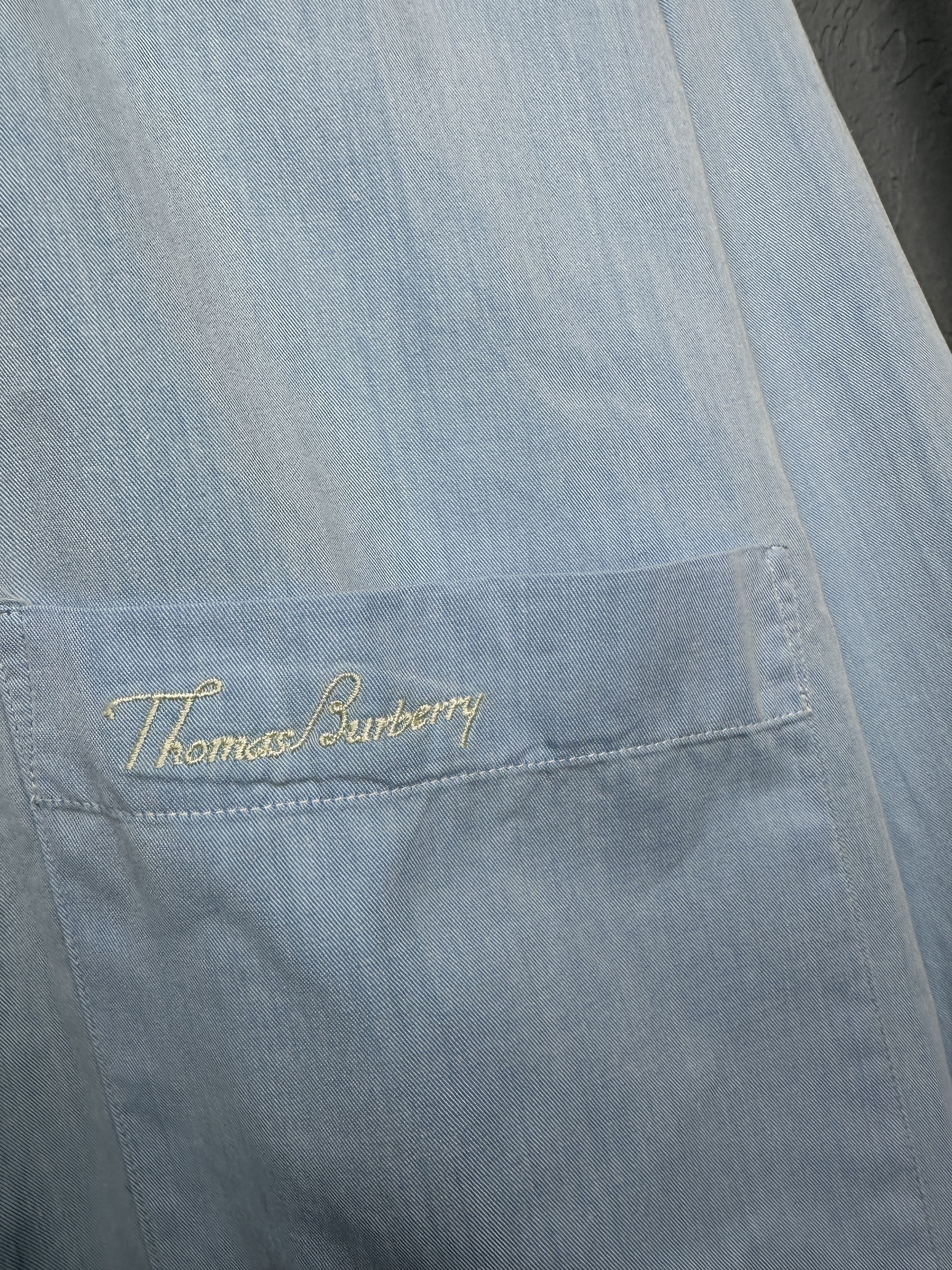 Burberry Thomas Burberry Mens Long Sleeve Shirt Size US XL / EU 56 / 4 - 3 Thumbnail