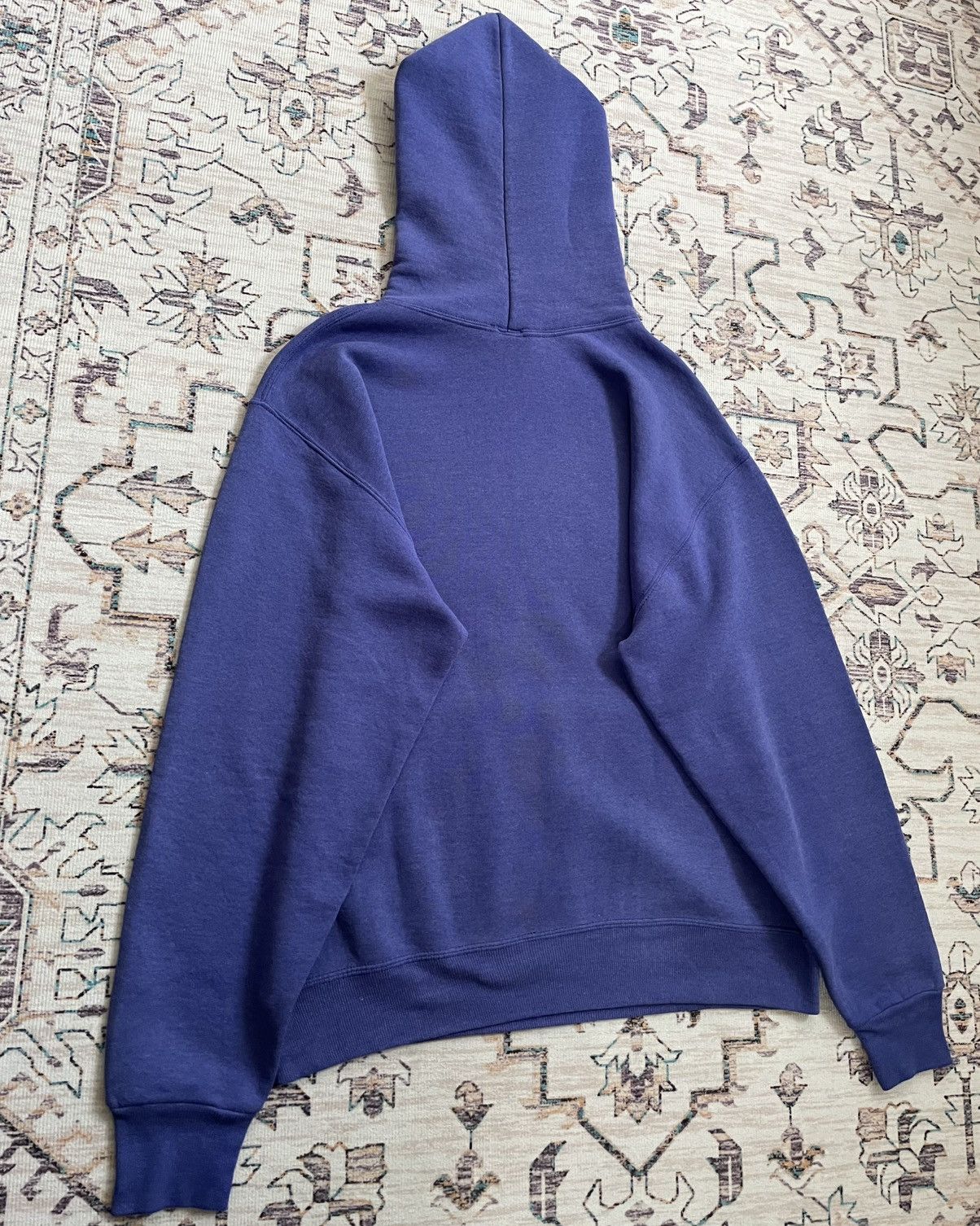 Russell Athletic × Vintage Vintage 90s Royal Blue Russell Athletic Hoodie Size US L / EU 52-54 / 3 - 6 Thumbnail