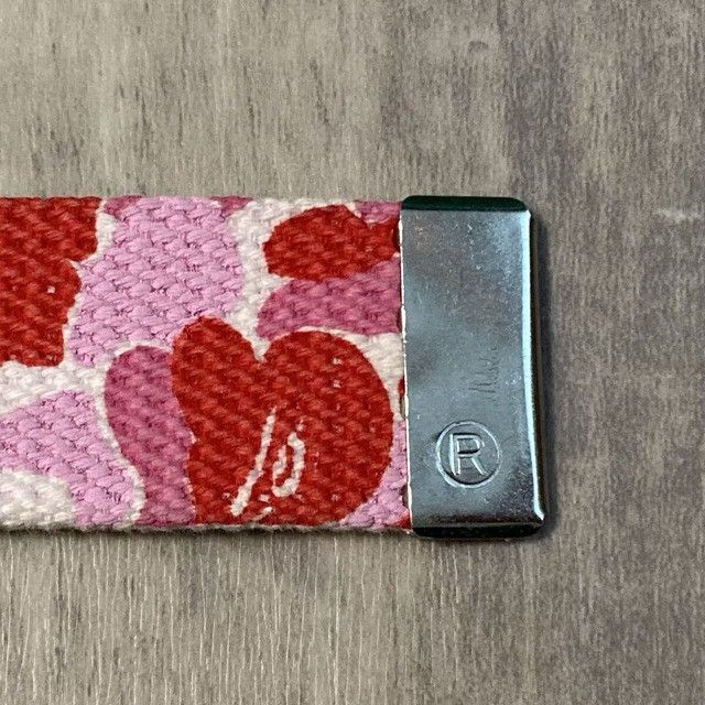 Bape BAPE STA LOGO GI Belt ABC CAMO Pink a bathing ape star Size ONE SIZE - 4 Thumbnail