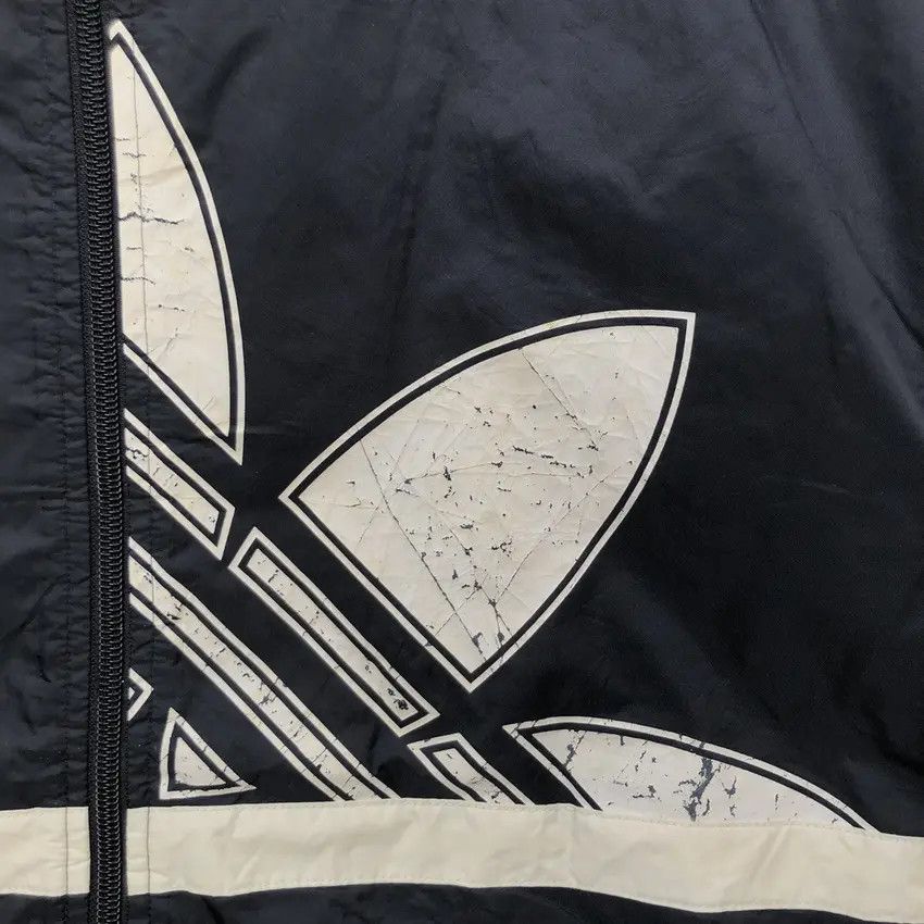Adidas Vintage 90s Adidas Trefoil Big Logo Winbreaker | Swag Hype Size US M / EU 48-50 / 2 - 3 Thumbnail