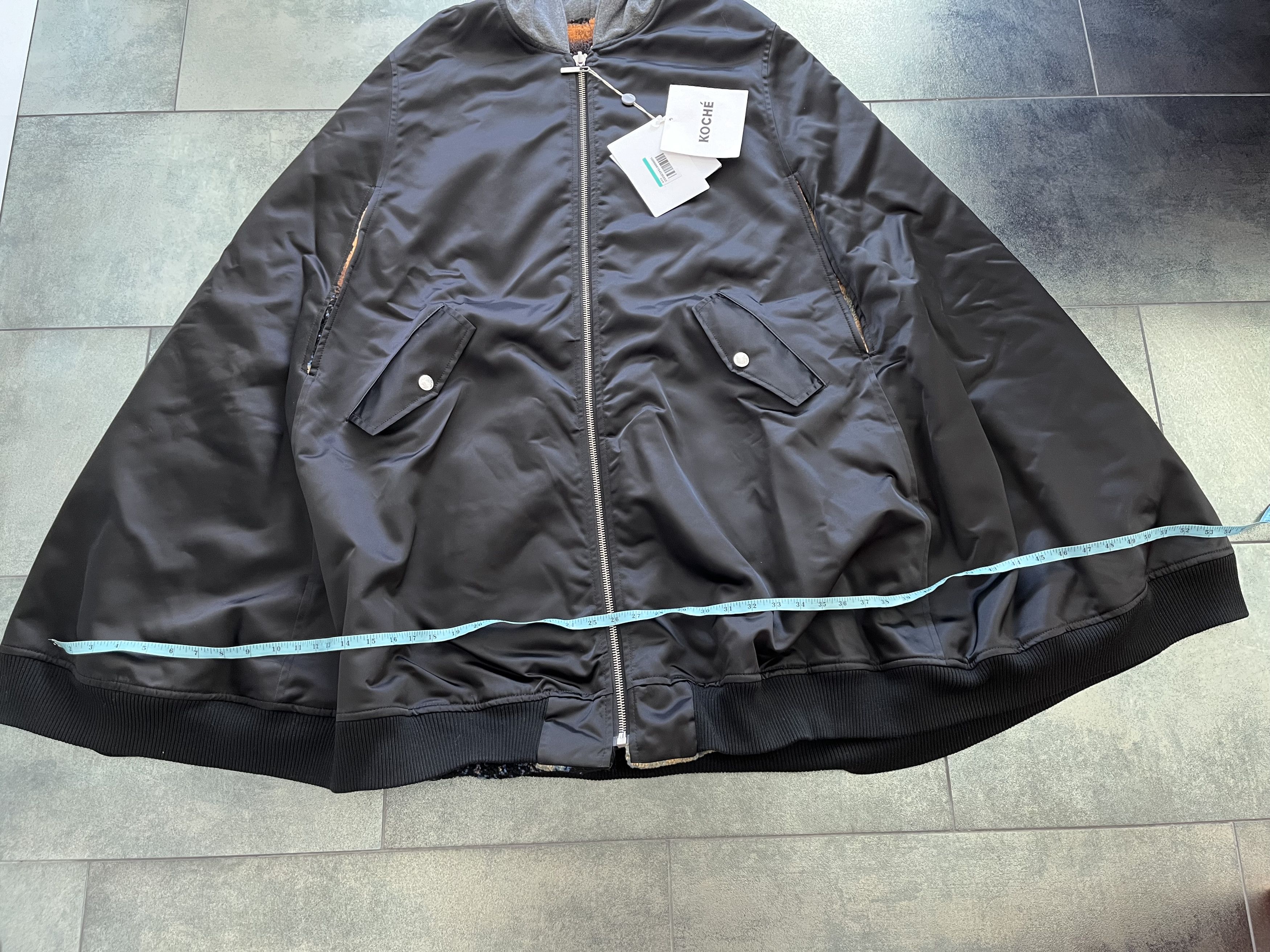 Other Paris Designer Koche Reversible Nylon Fleece Bomber Cape Size US M / EU 48-50 / 2 - 5 Thumbnail