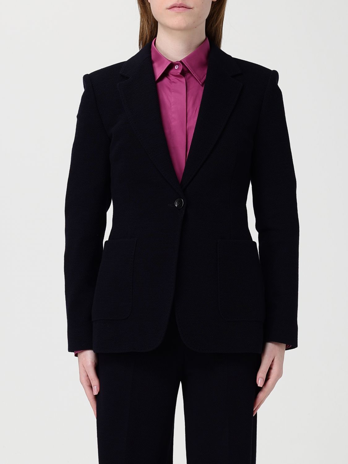 Max Mara Max Mara Jacket Woman Blue Size M / US 6-8 / IT 42-44 - 1 Thumbnail