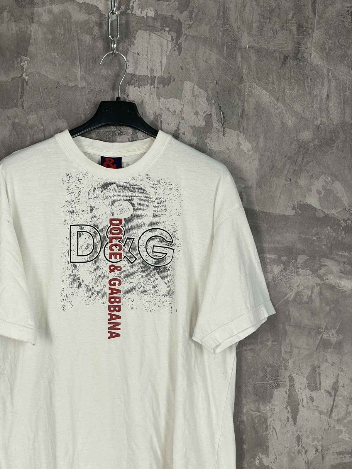 Dolce & Gabbana × Vintage DOLCE AND GABBANA Y2K FADE 3D Retro T SHIRT Size US L / EU 52-54 / 3 - 4 Thumbnail