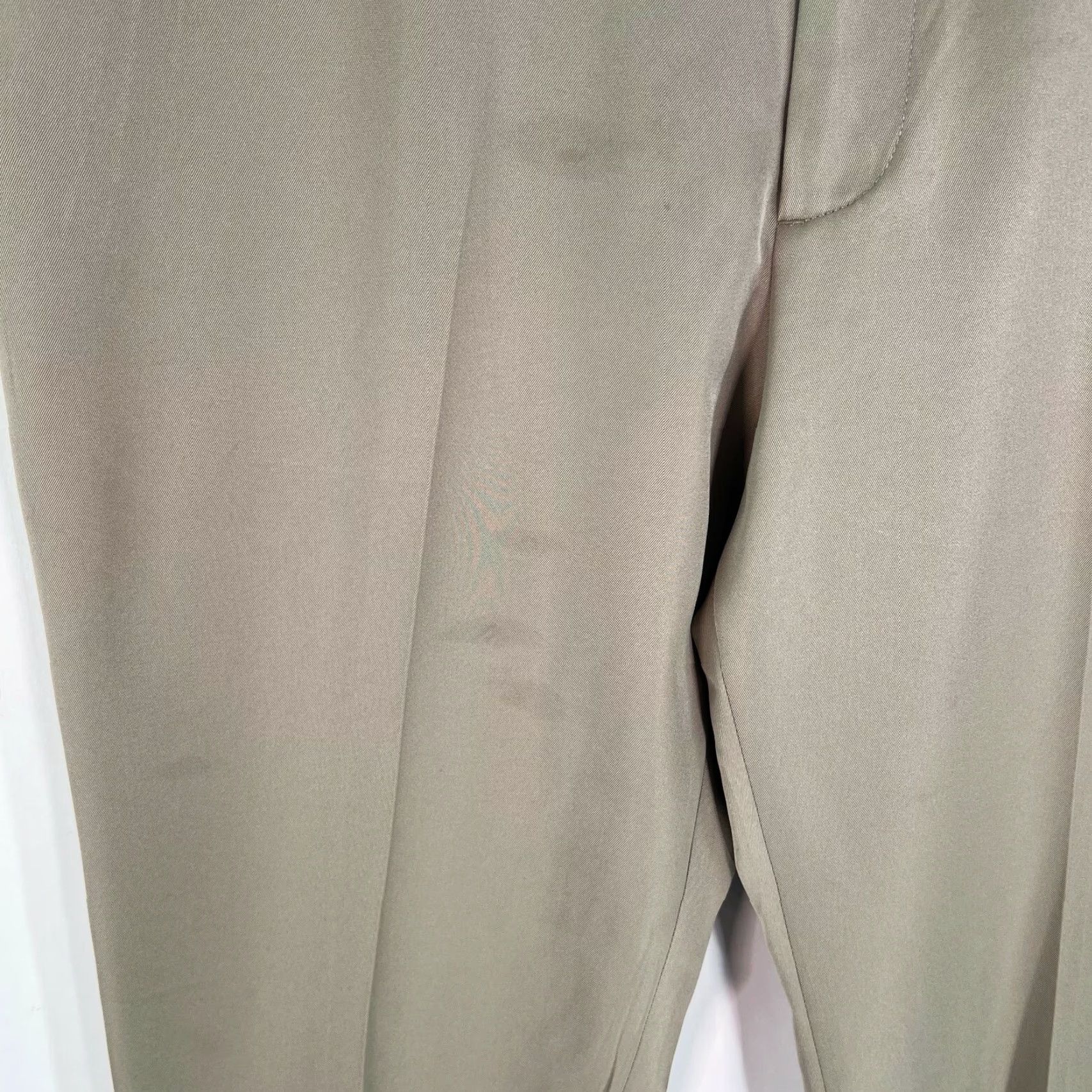 Perry Ellis Perry Ellis Portfolio Mens Flat Front Dress Pants Size 34 Modern Fit Beige 34X30 Size US 34 / EU 50 - 4 Thumbnail