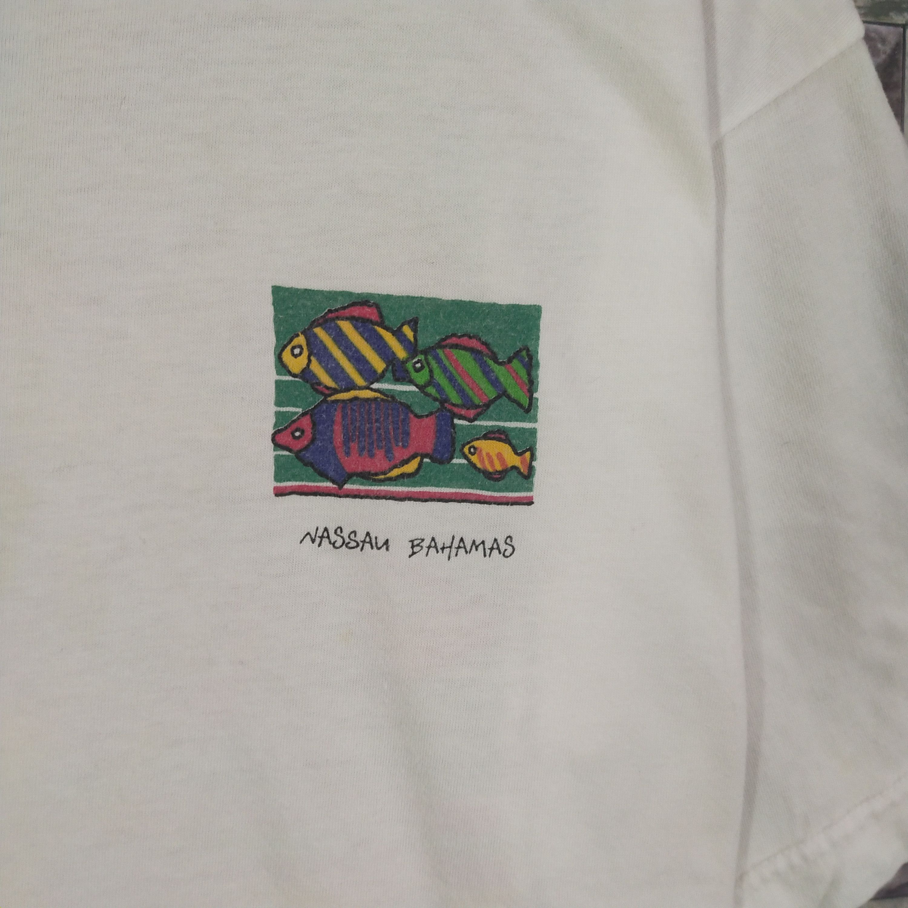 Vintage Vintage Art 90s Nassau Bahamas Fish Size US L / EU 52-54 / 3 - 5 Thumbnail