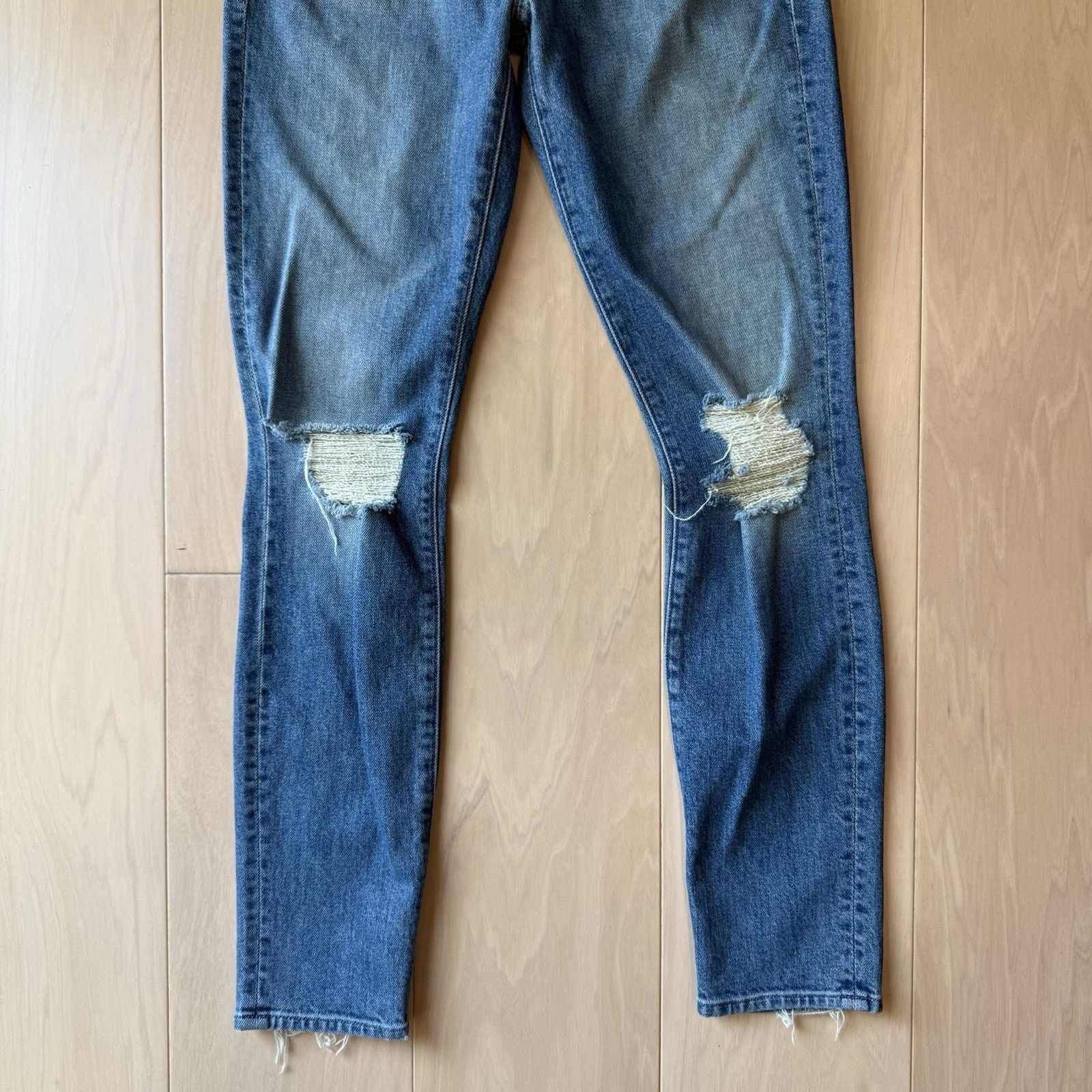 MOTHER Mother Superior Stunner Jeans Women's 27 Distressed Boho Size 27" / US 4 / IT 40 - 4 Thumbnail