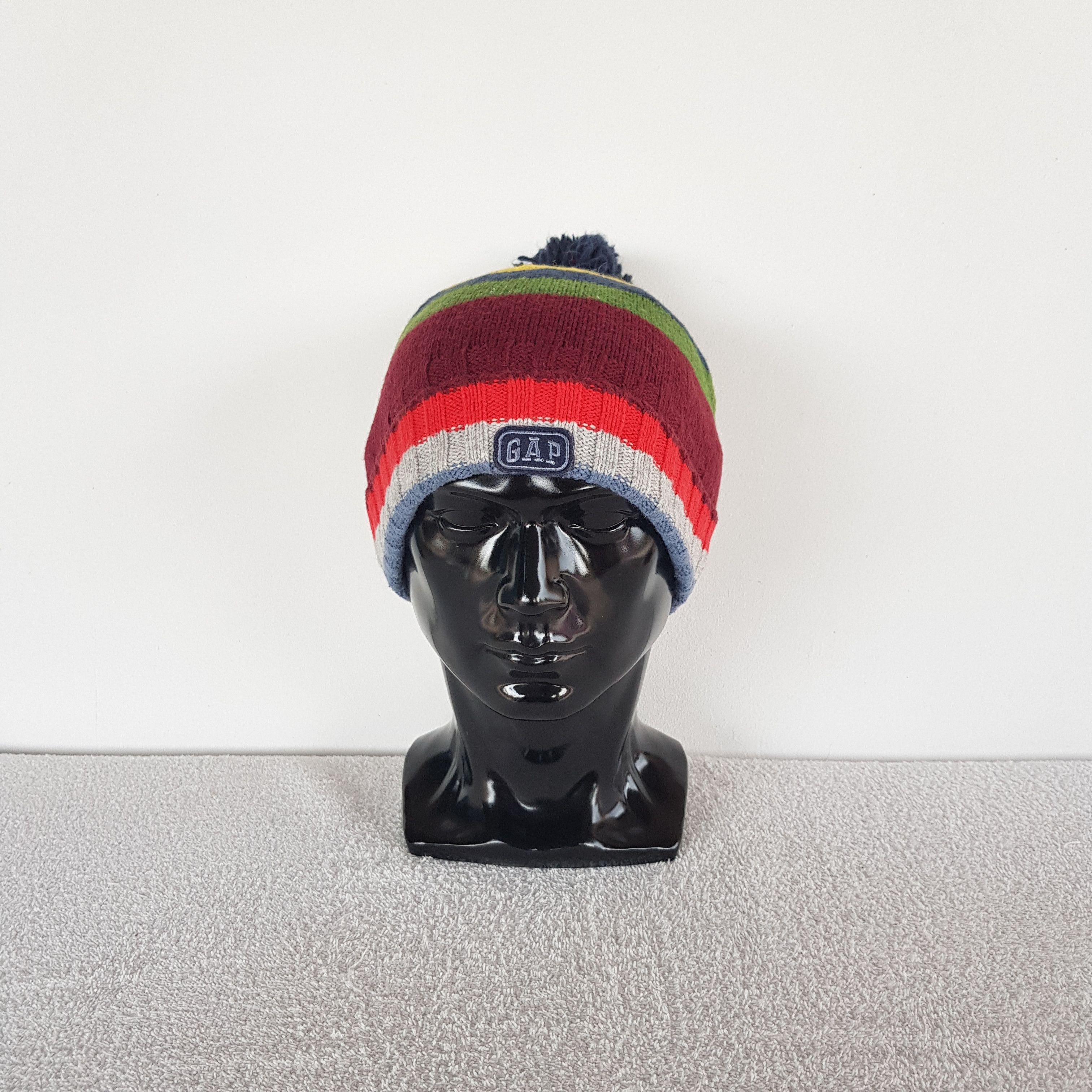 Gap Vintage GAP Beanie Pom Pom Snow Caps Hats. Size ONE SIZE - 3 Thumbnail