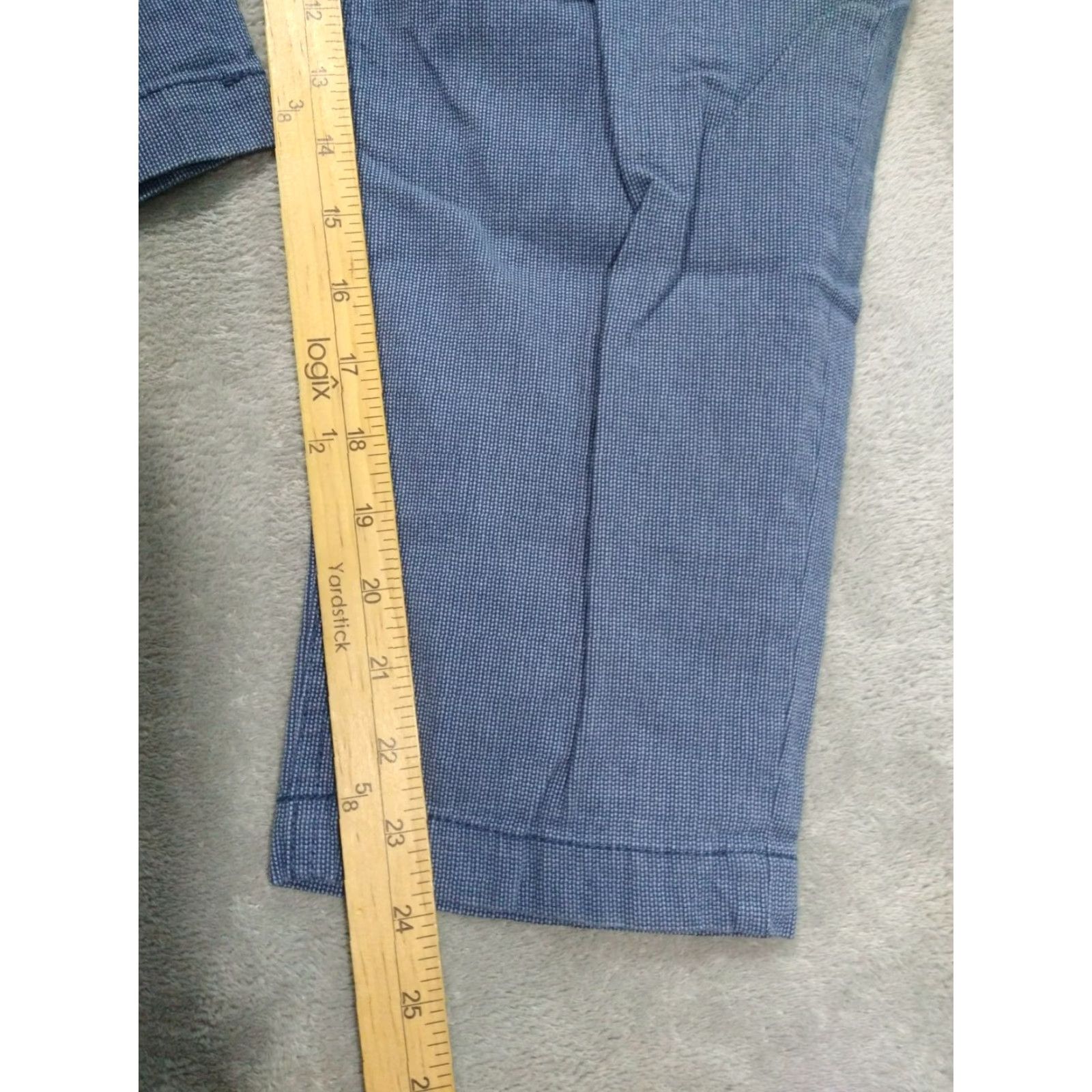 Banana Republic Banana Republic Pants Mens 31x24 Blue Relaxed Tapered Fit Pleated Front Chino Casual Workwear Mens Regular Waist 31 Inseam 24"} Size US 31 - 5 Thumbnail