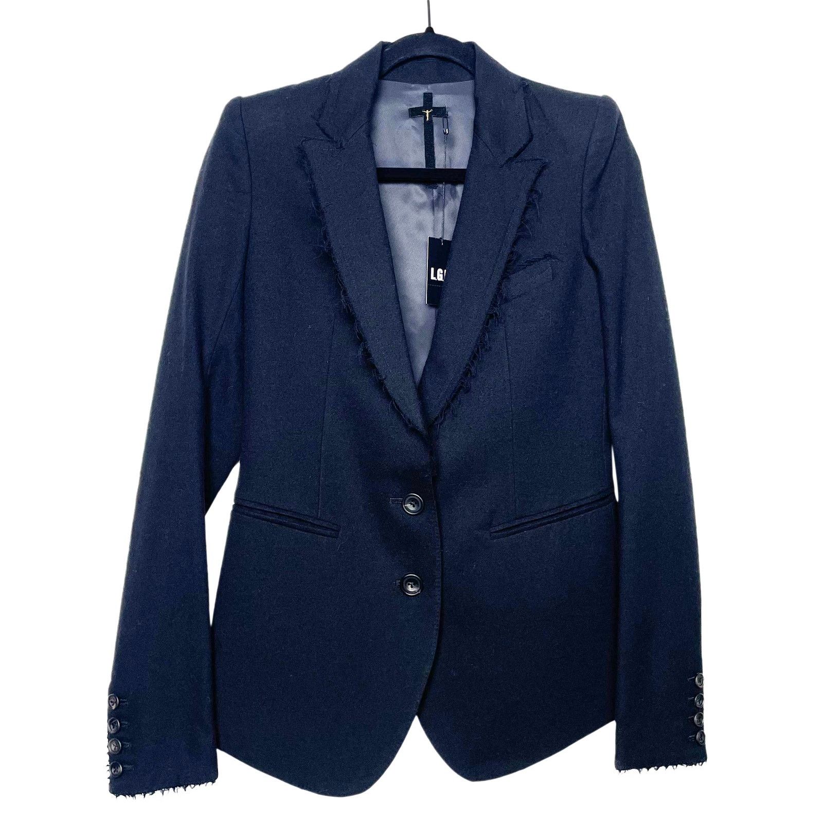 Le Grande Bleu (L.G.B.) Black Blazer Size S / US 4 / IT 40 - 9 Thumbnail