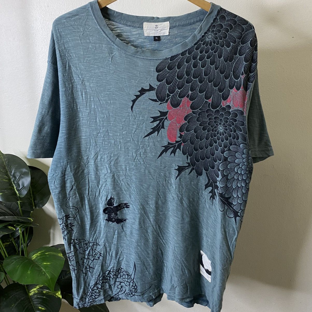 Karakuri Tamashii Kuin Ed Hardy Karakuri Tamashii Style Loopwheel Cotton Tee Size US L / EU 52-54 / 3 - 2 Thumbnail