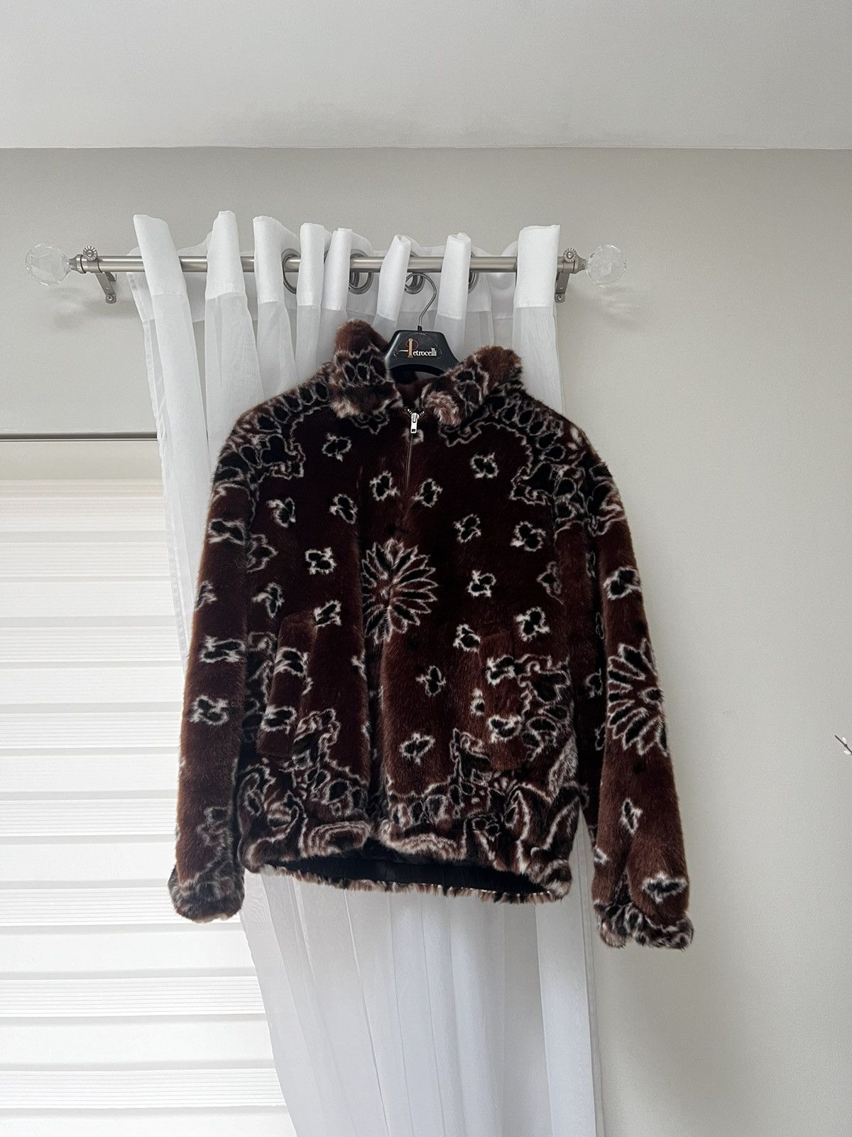 Supreme Faux fur bandana bomber | Grailed