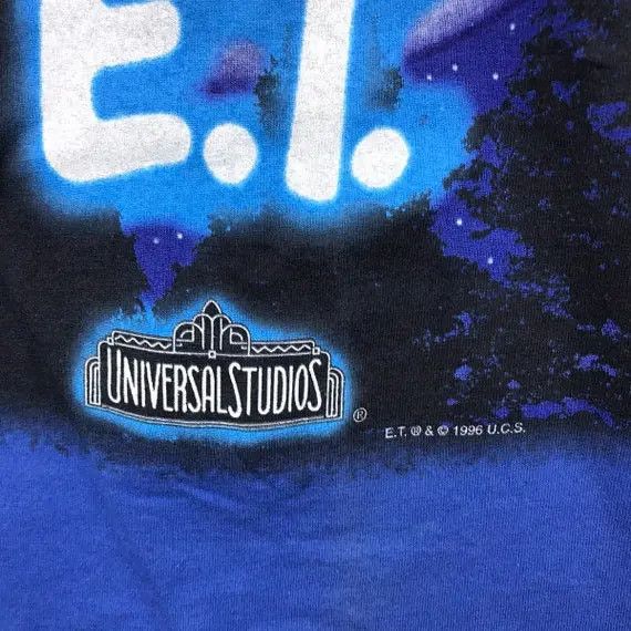 Universal Studios × Vintage Vtg 1996 E.T EXTRA TERRESTRIAL Film Movie Tee Shirt Size S / US 4 / IT 40 - 4 Thumbnail