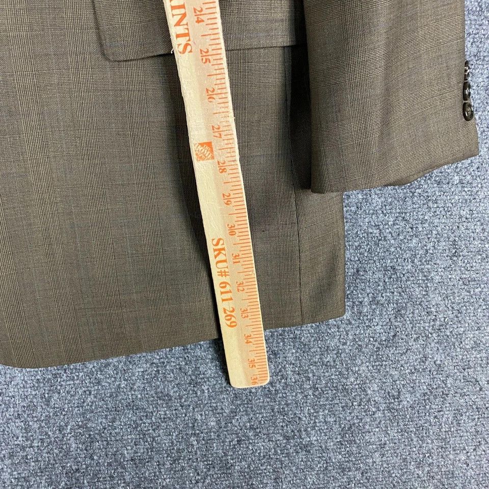 Other Brooks 346 Blazer Suit Men's Size 46 L 100% Wool 3 Buttons Size 46L - 5 Thumbnail