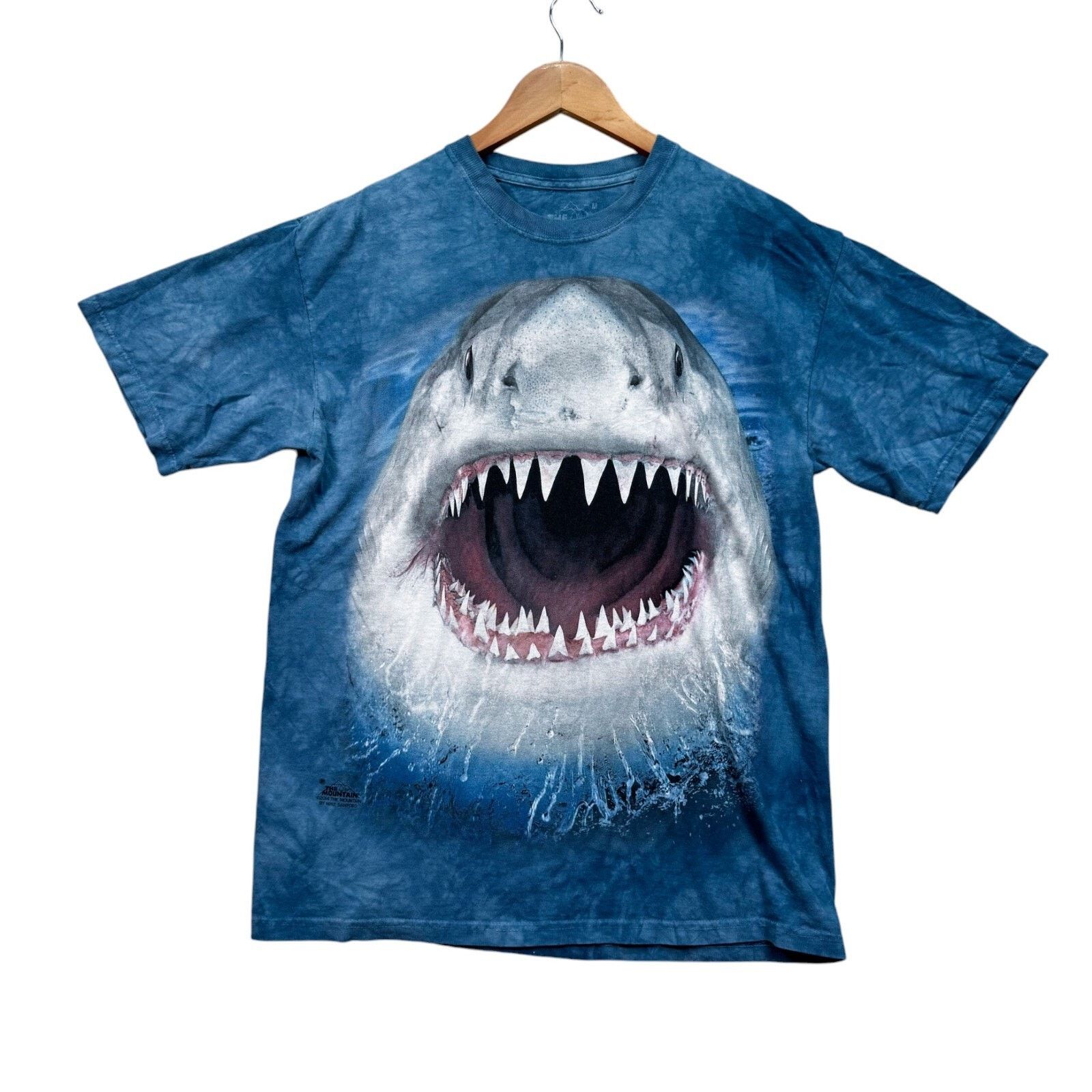 The Mountain The Mountain Tie Dye T Shirt Men's Week Great White Shark M Size US M / EU 48-50 / 2 - 1 Thumbnail