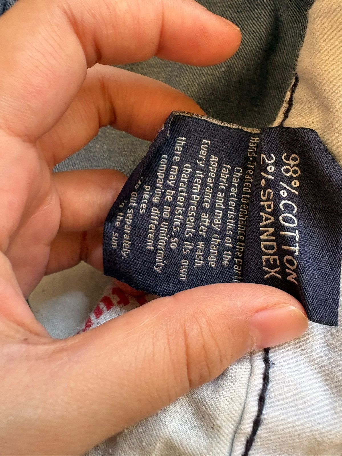 Japanese Brand Vintage Japanese Brand Blue Wash Ripped Loose Jeans Size US 34 / EU 50 - 12 Thumbnail
