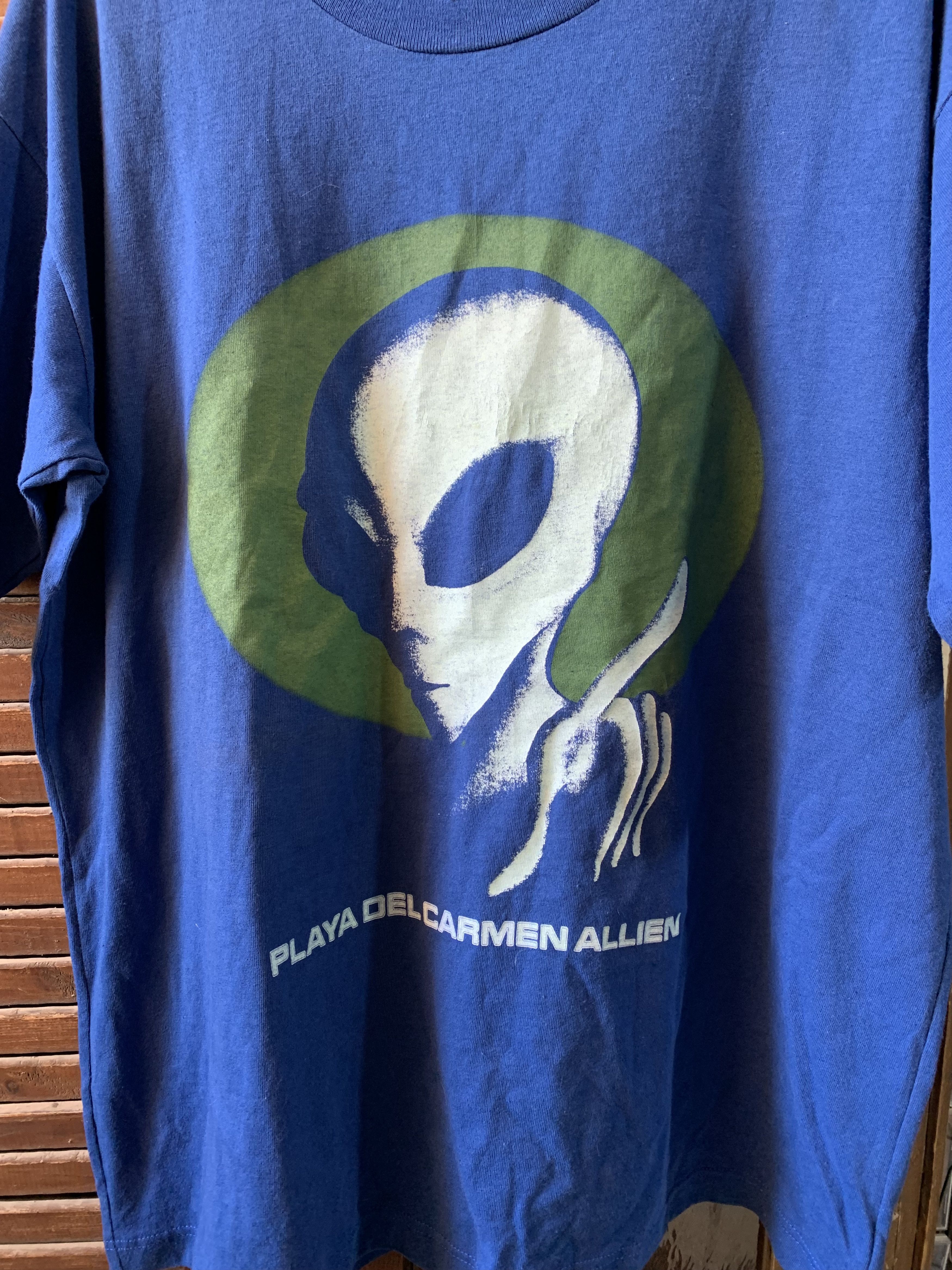Vintage 90s Universe Alien T-shirt Size US XXL / EU 58 / 5 - 2 Thumbnail