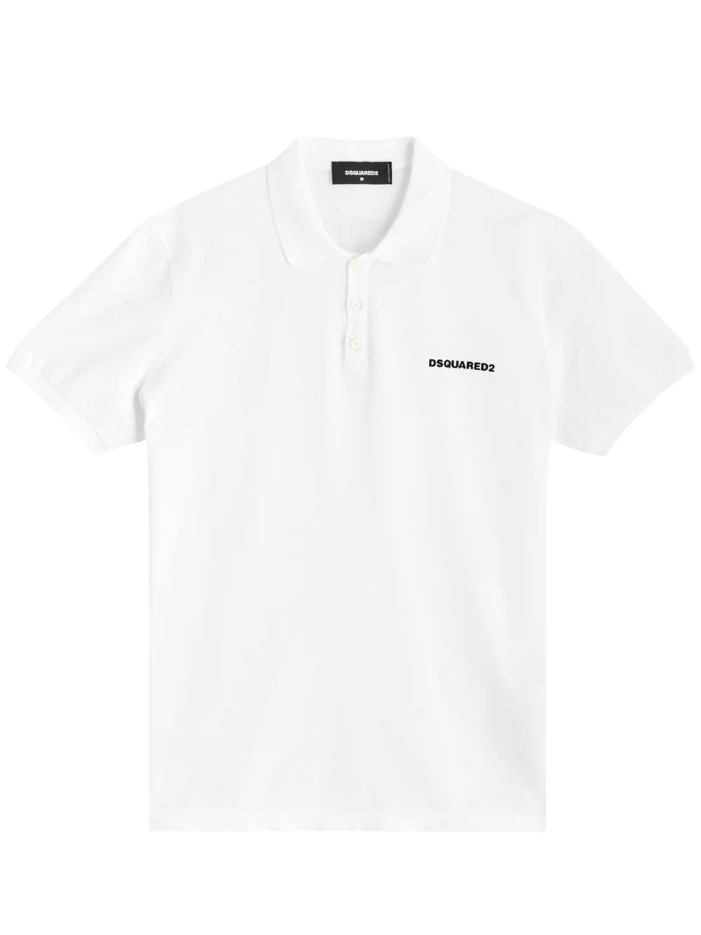 Dsquared2 o1mle0126 Regular Polo Shirt in White Size US XL / EU 56 / 4 - 1 Thumbnail