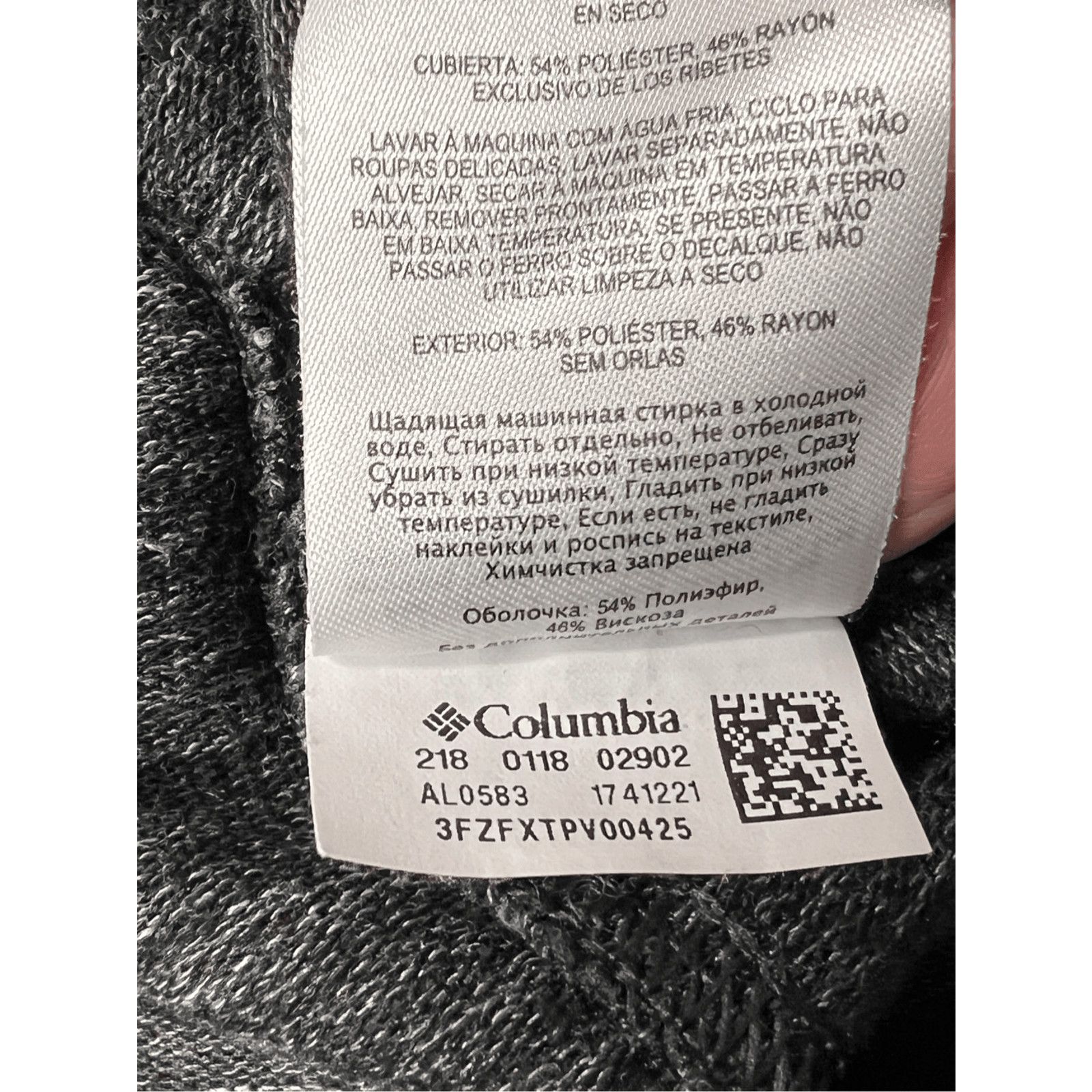 Columbia Columbia Hearth Pullover LS Charcoal Gray Top Shirt LARGE Size L / US 10 / IT 46 - 9 Thumbnail