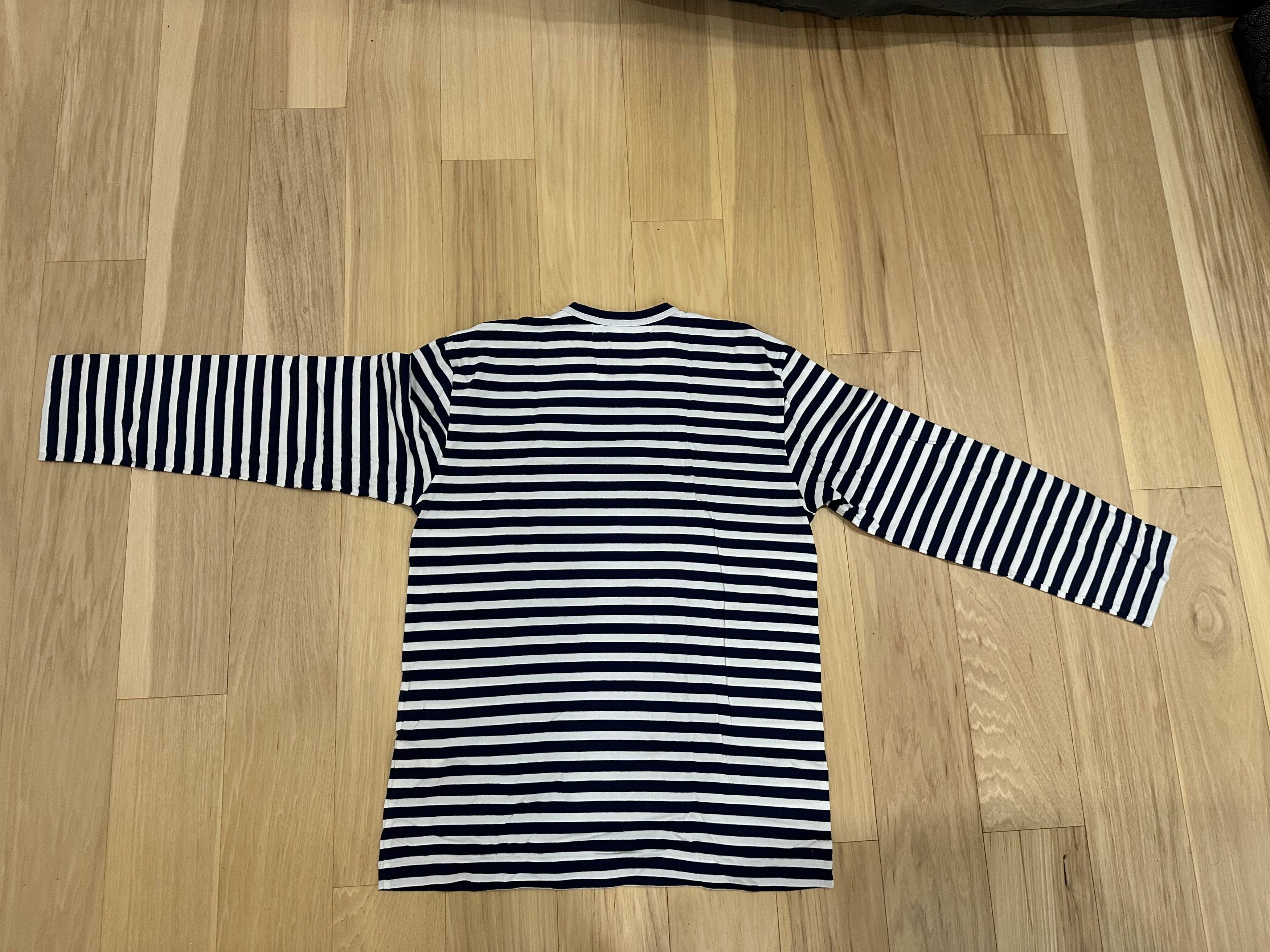 CDG by Comme des Garcons CDG Play Heart Stripped long sleeve Size US XL / EU 56 / 4 - 3 Thumbnail
