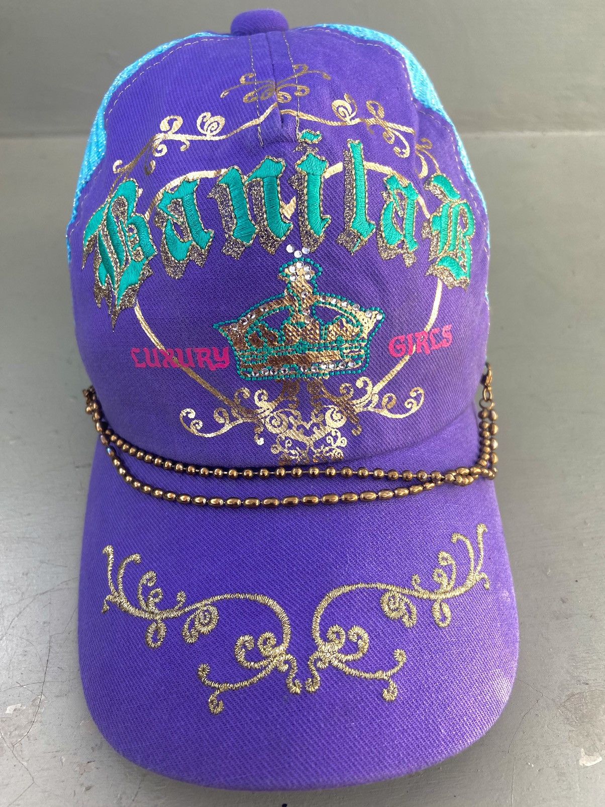 Japanese Brand 2000s banila B embroidery ifsixwasnine trucker hat Size ONE SIZE - 4 Thumbnail