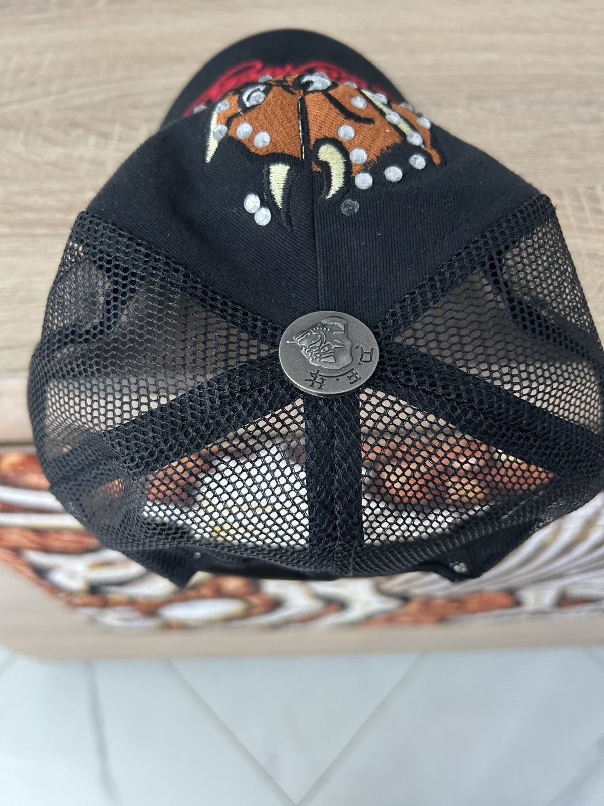 Ed Hardy Ed hardy Baby Devil Trucker Hat Size ONE SIZE - 3 Thumbnail