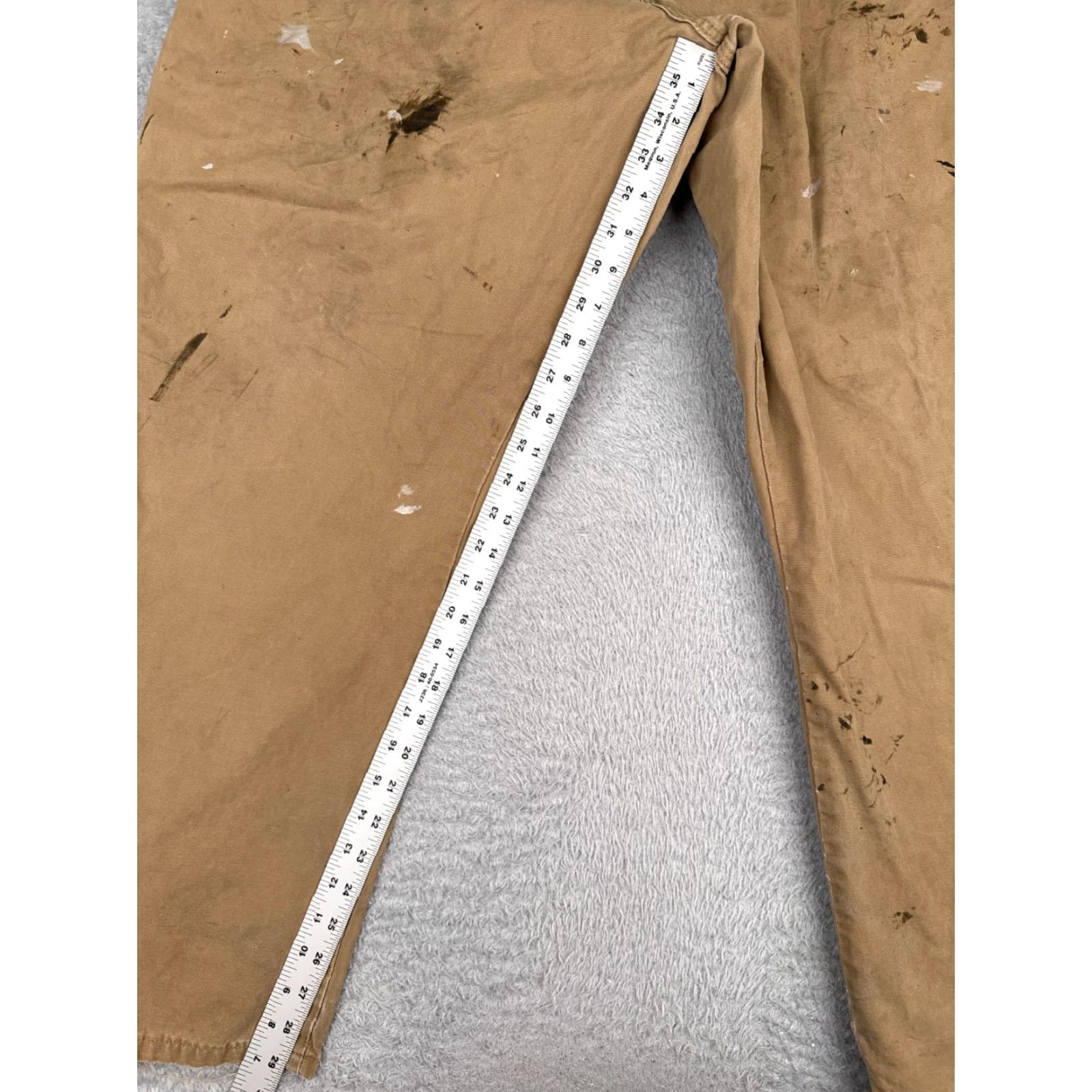 Wrangler Wrangler Jeans Men 40x32 Beige Straight Leg Denim 5-Pocket Regular Fit Belt Loop 40 in Inseam Cotton Blend Vintage No Mens Size US 40 / EU 56 - 7 Thumbnail