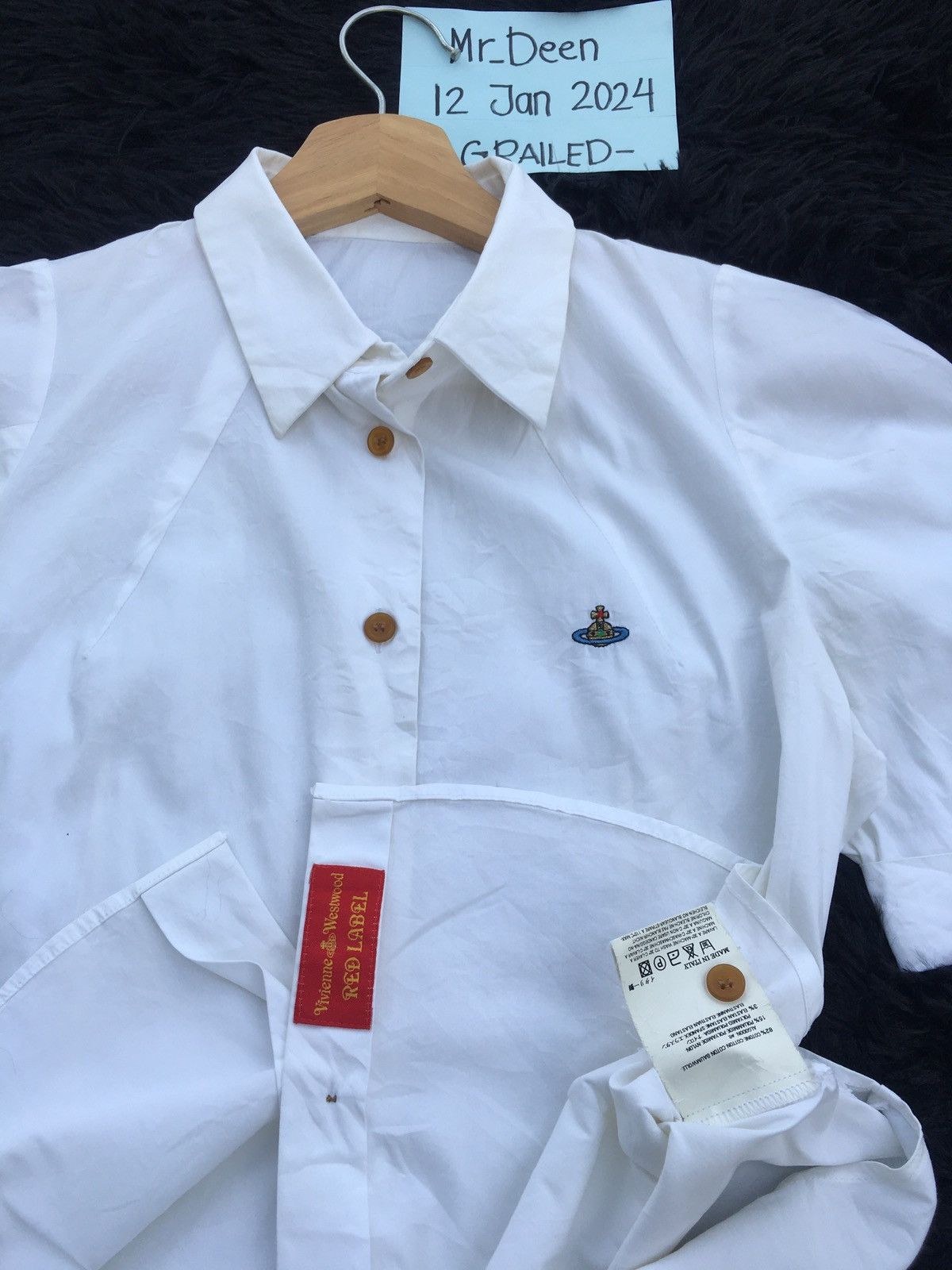 Vivienne Westwood Rare Vintage Vivienne Westwood Buttons Shirt Size XS / US 0-2 / IT 36-38 - 7 Thumbnail