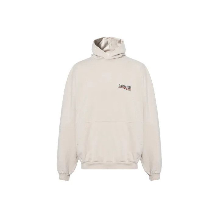 Balenciaga Balenciaga Logo Print Hooded Sweatshirt for Men Size US M / EU 48-50 / 2 - 1 Thumbnail
