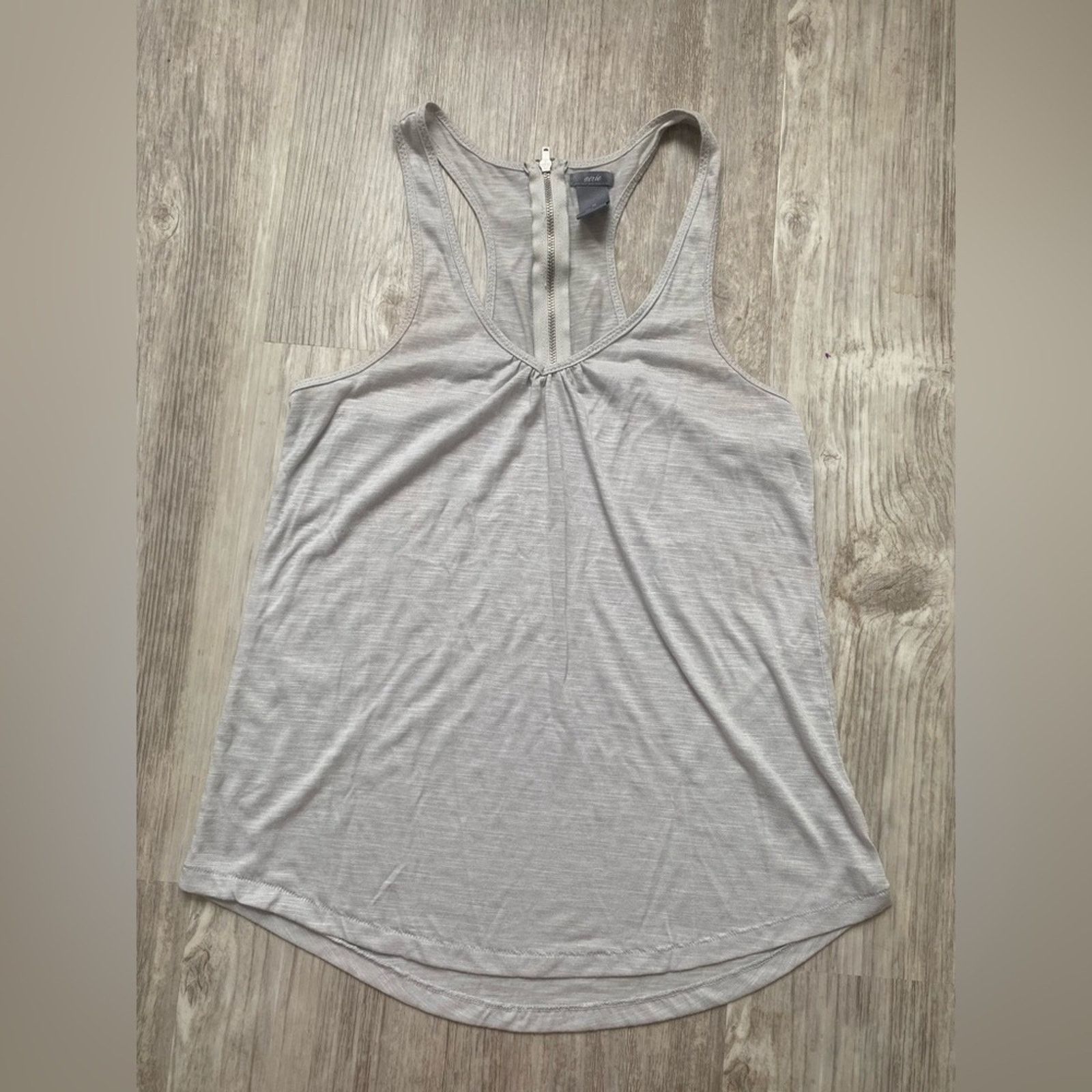 American Eagle Outfitters Aerie | Racerback Zipper Back Sleeveless Tank Top | Small Size S / US 4 / IT 40 - 1 Thumbnail
