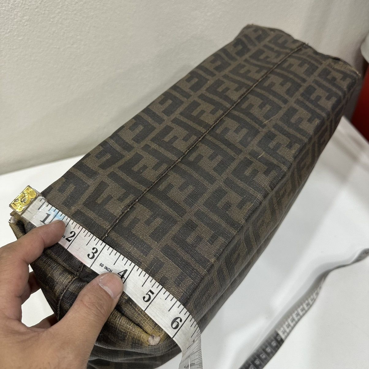 Fendi ‼️LASTDROP‼️ FENDI ZUCCA FF PATTERN PVC TOTE BAG Size ONE SIZE - 12 Thumbnail