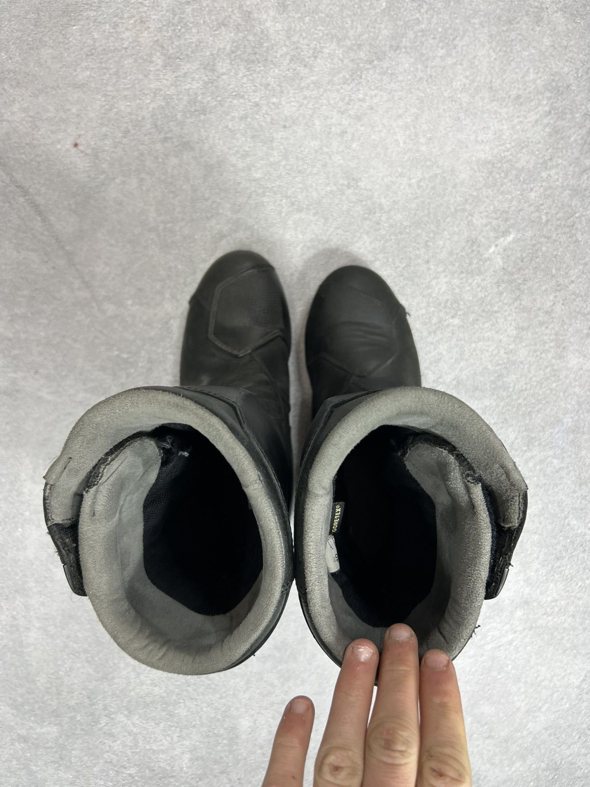 BMW VTG BMW LEATHER GUIDI KMRII STYLE BOOTS Size US 7 / EU 40 - 15 Thumbnail