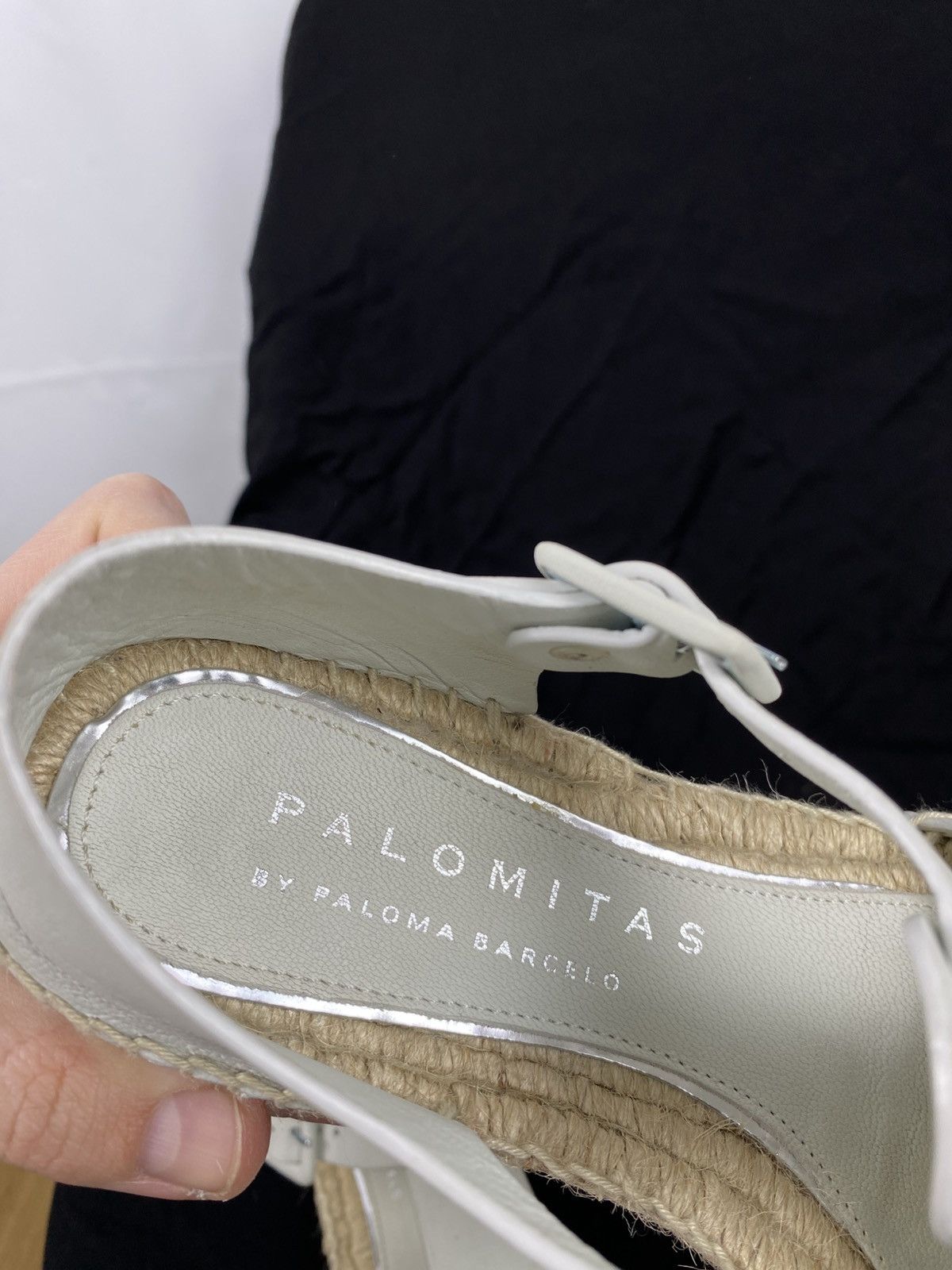 Paloma Bercelo Palomitas by Paloma Barcelo Leather Sandals Espadrilles 37 Size US 7 / IT 37 - 9 Thumbnail