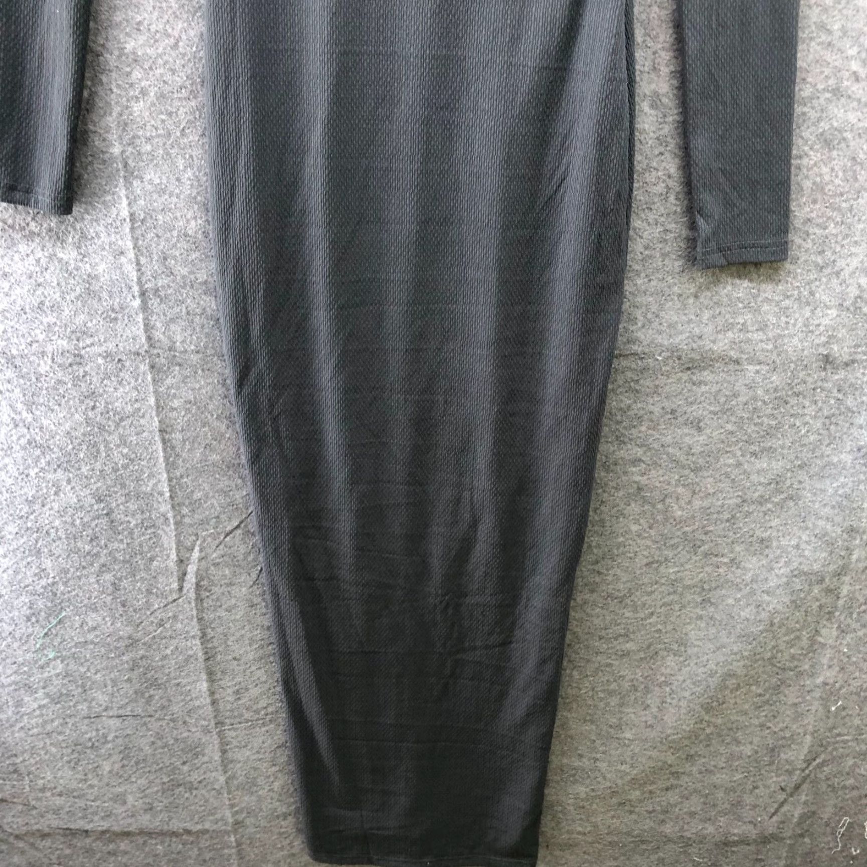 PRINCESS POLLY Princess Polly Midi Bodycon Dress Size 4 Long Sleeve Gray Scoop Back Dress Womens 4 Cardigan? Size S / US 4 / IT 40 - 4 Thumbnail