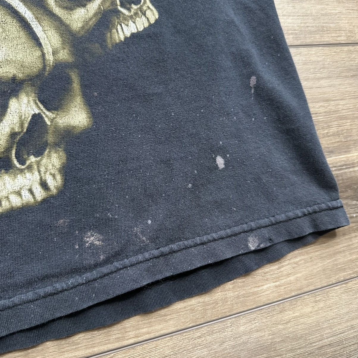 Other Vintage 2000s Y2K Grim Reaper Skull Grunge Graphic Tee Size US M / EU 48-50 / 2 - 11 Thumbnail