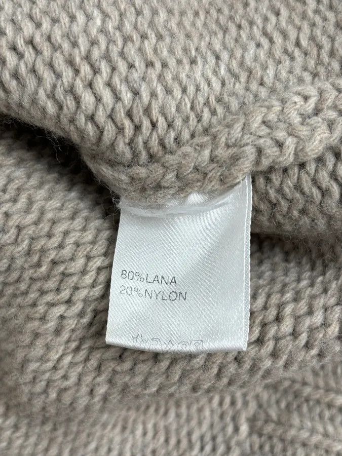 Vintage Daniele Alessandrini Camel Beige Wool Hooded Sweater Size US M / EU 48-50 / 2 - 10 Thumbnail