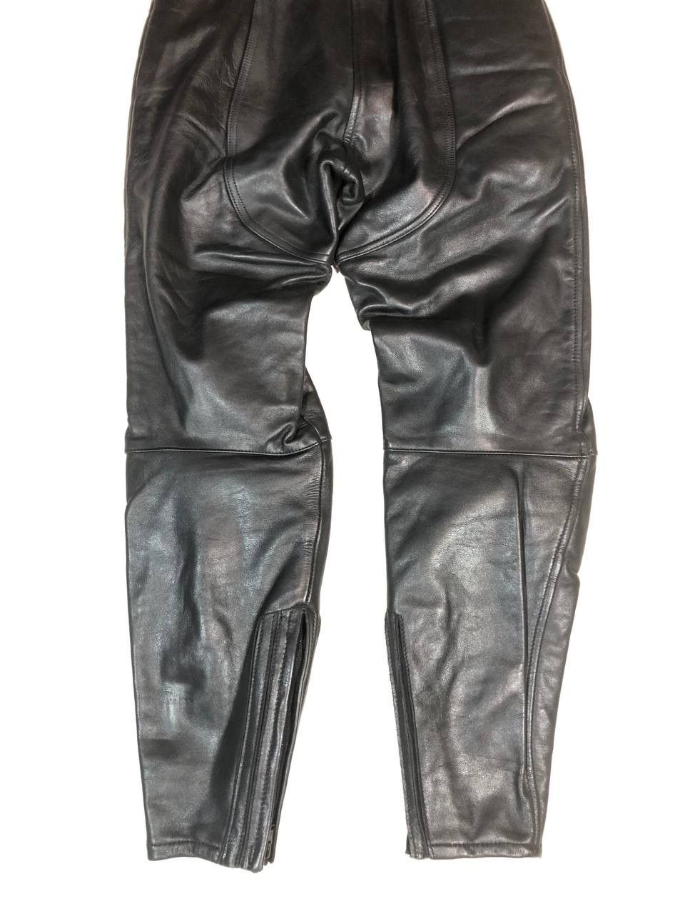 Leather × Vintage Polo Vintage Rare Racing Moto Leather Pants Vintage Size US 29 - 8 Thumbnail
