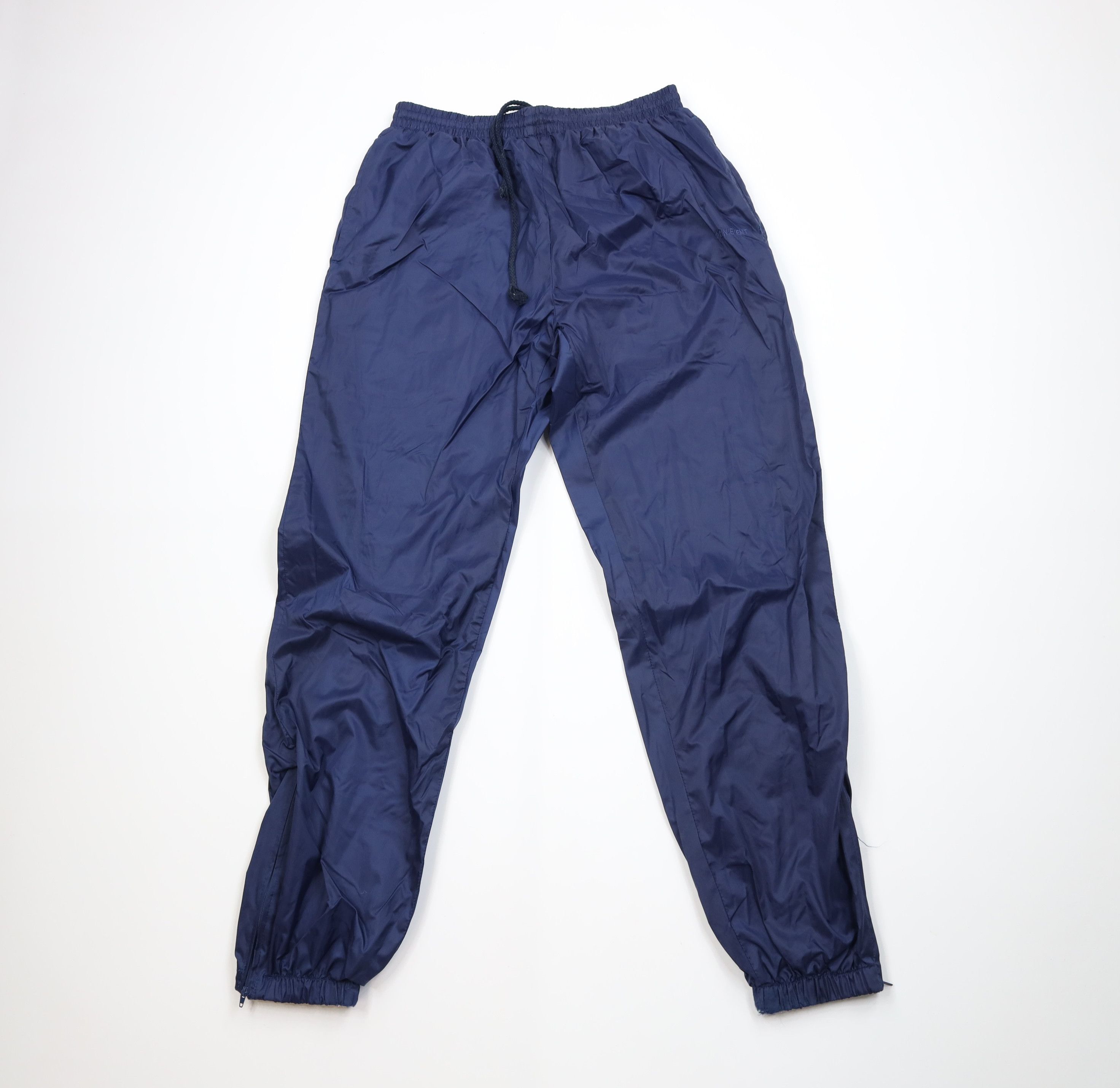 Vintage Vintage 90s Streetwear Lined Windbreaker Joggers Pants Blue Size US 34 / EU 50 - 1 Thumbnail