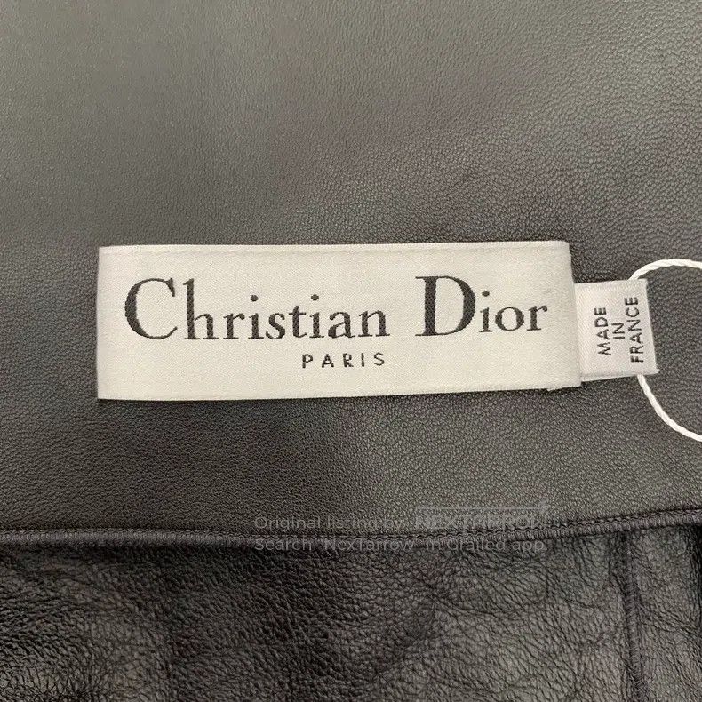 Dior Dior Black fur integrated belt coat Size XXS / US 00 / IT 34 - 6 Thumbnail