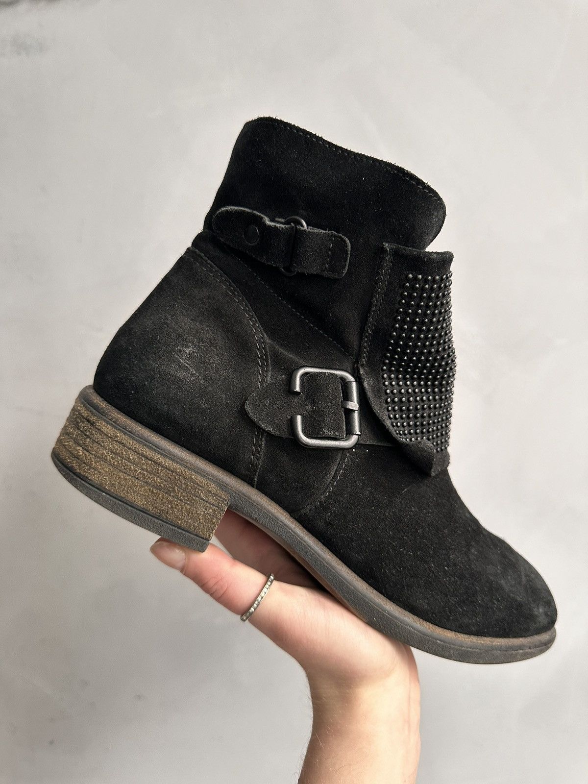 A.S.98 Leather Vintage New Rock Metal Zip AS 99 Bikkembergs Japan Size US 7 / EU 40 - 5 Thumbnail